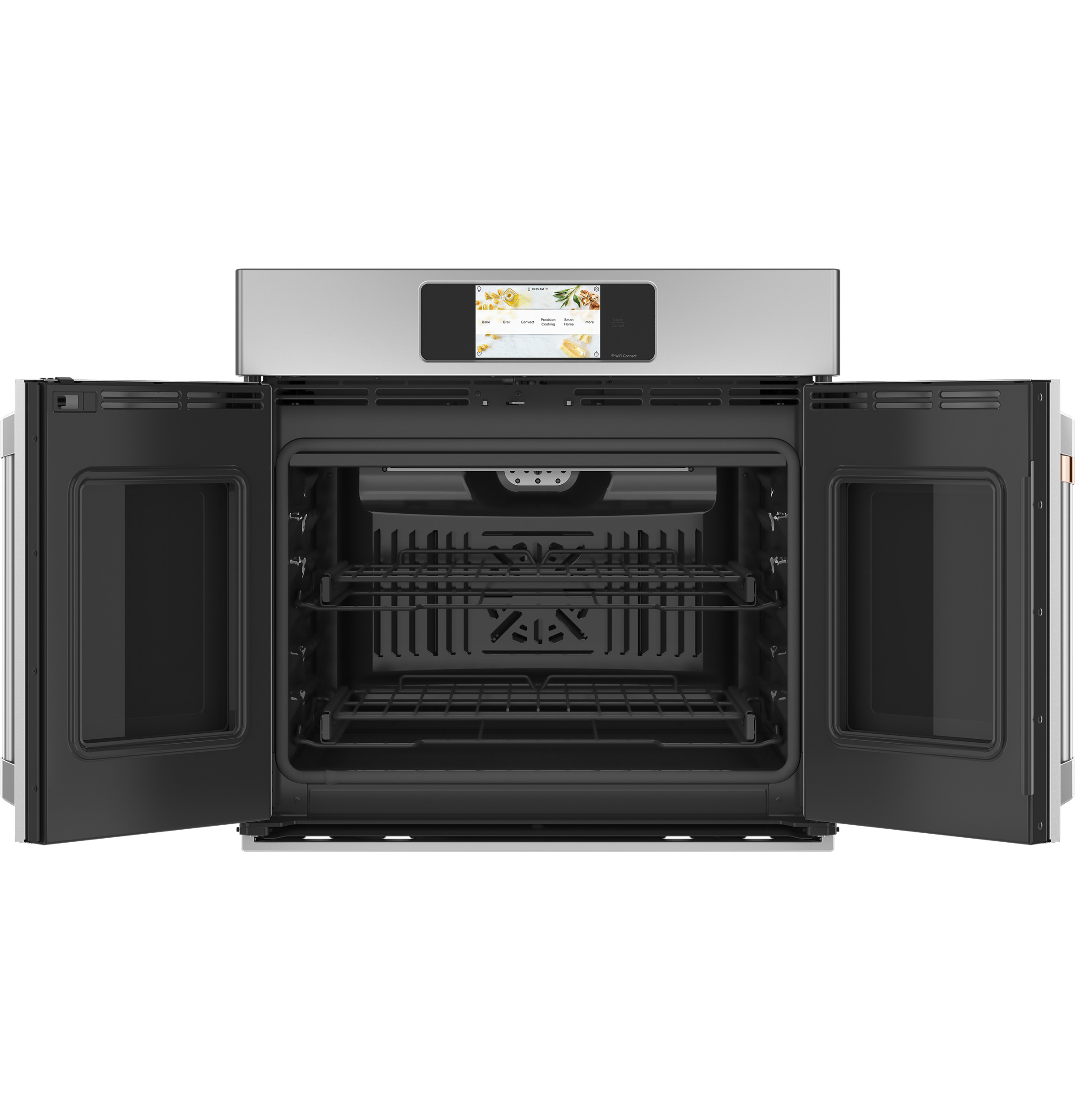 30" Width — Sgl Elec French-Dr — Slf & Stm Cln — Conv Oven — 7" Full-Clr Tch LCD Scrn — 2x Roller Rck, Meat Prb — Prec Ckg, Hot-Air Fry — ADA Compliant — Connectable via built-in WiFi — Est Drop Date = JUN-26 view 2