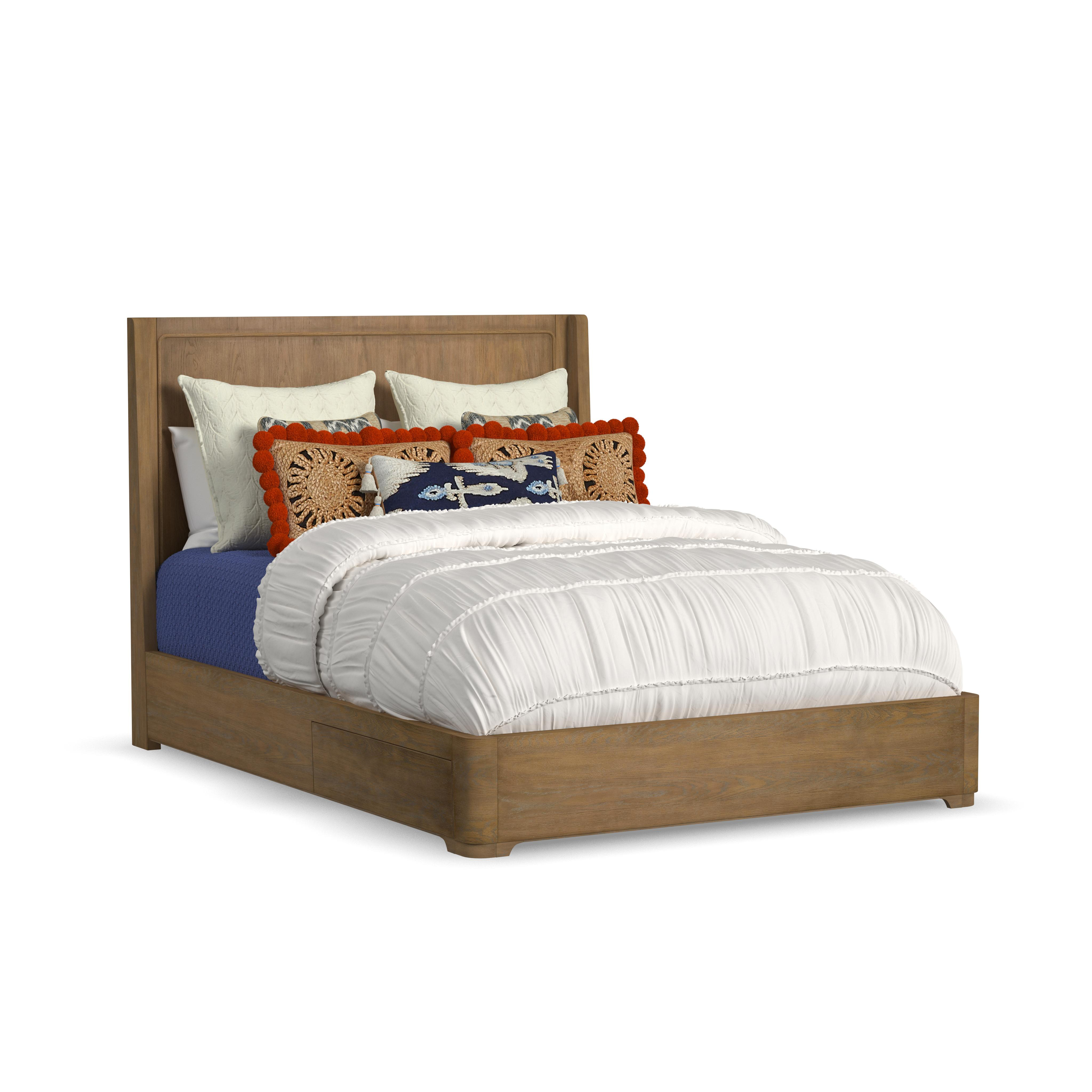 Flexsteel Normandy Queen Panel Storage Bed