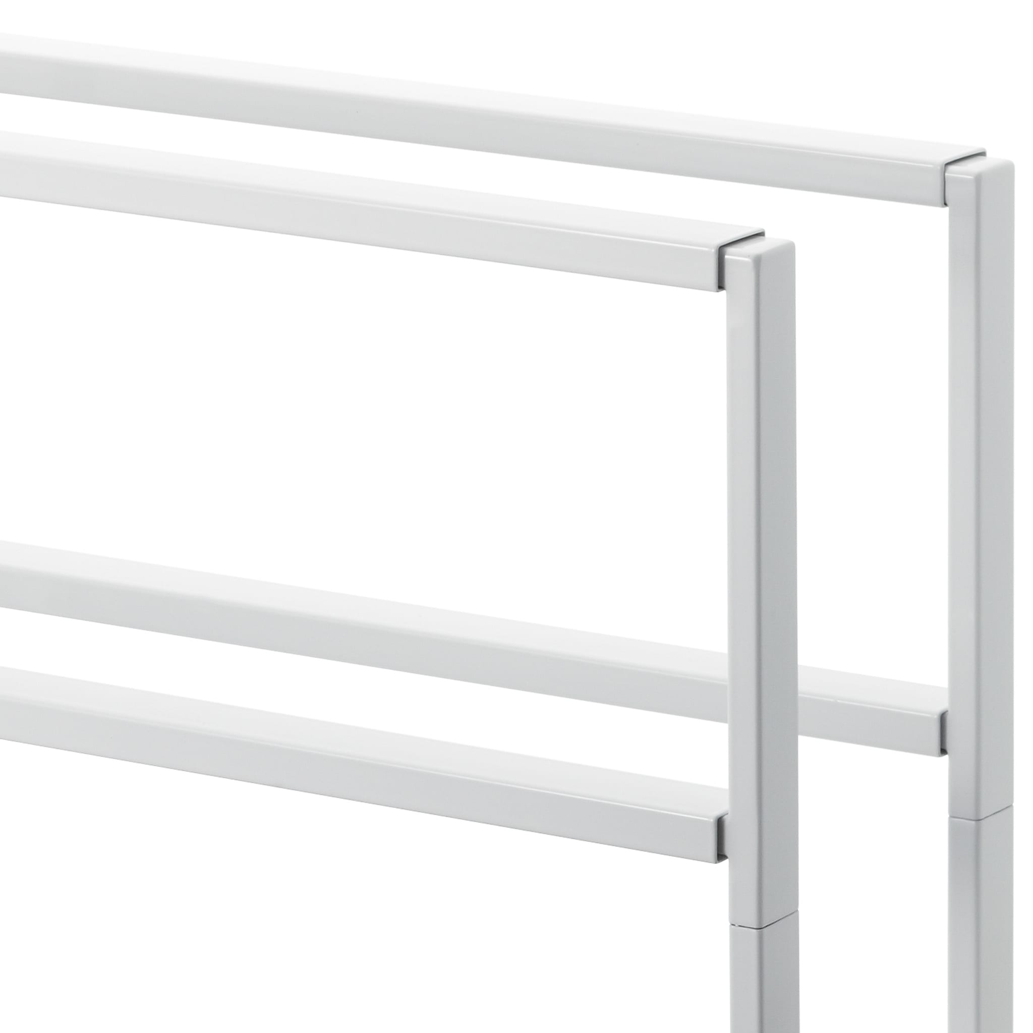 2-Tiered Extendable Shoe Rack : Quick Assembly