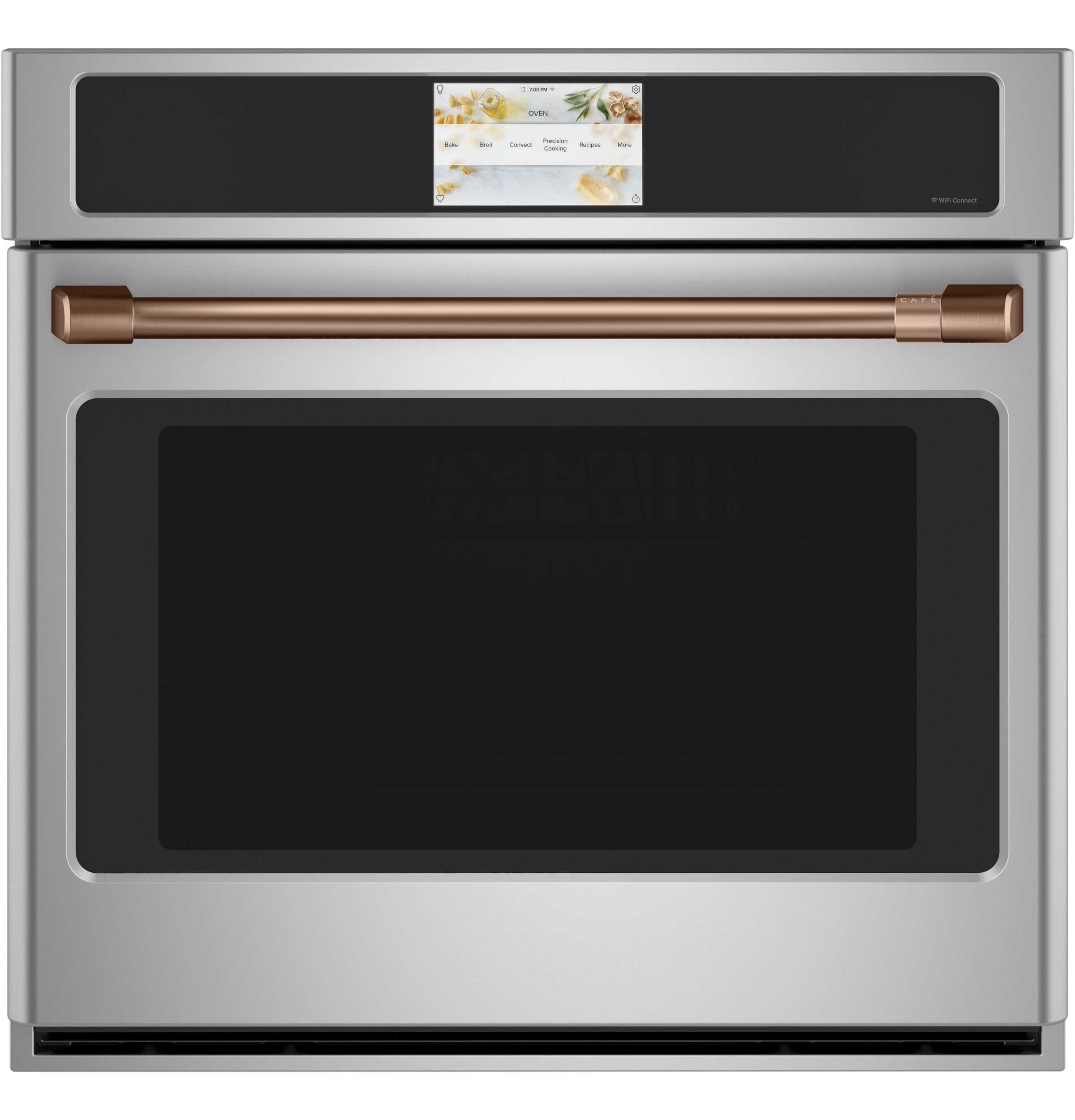 30" Width Hndl Kit for Sgl Wall Ovens Brushed Copper For use w/ Wall Ovens — Not Connectable view 4