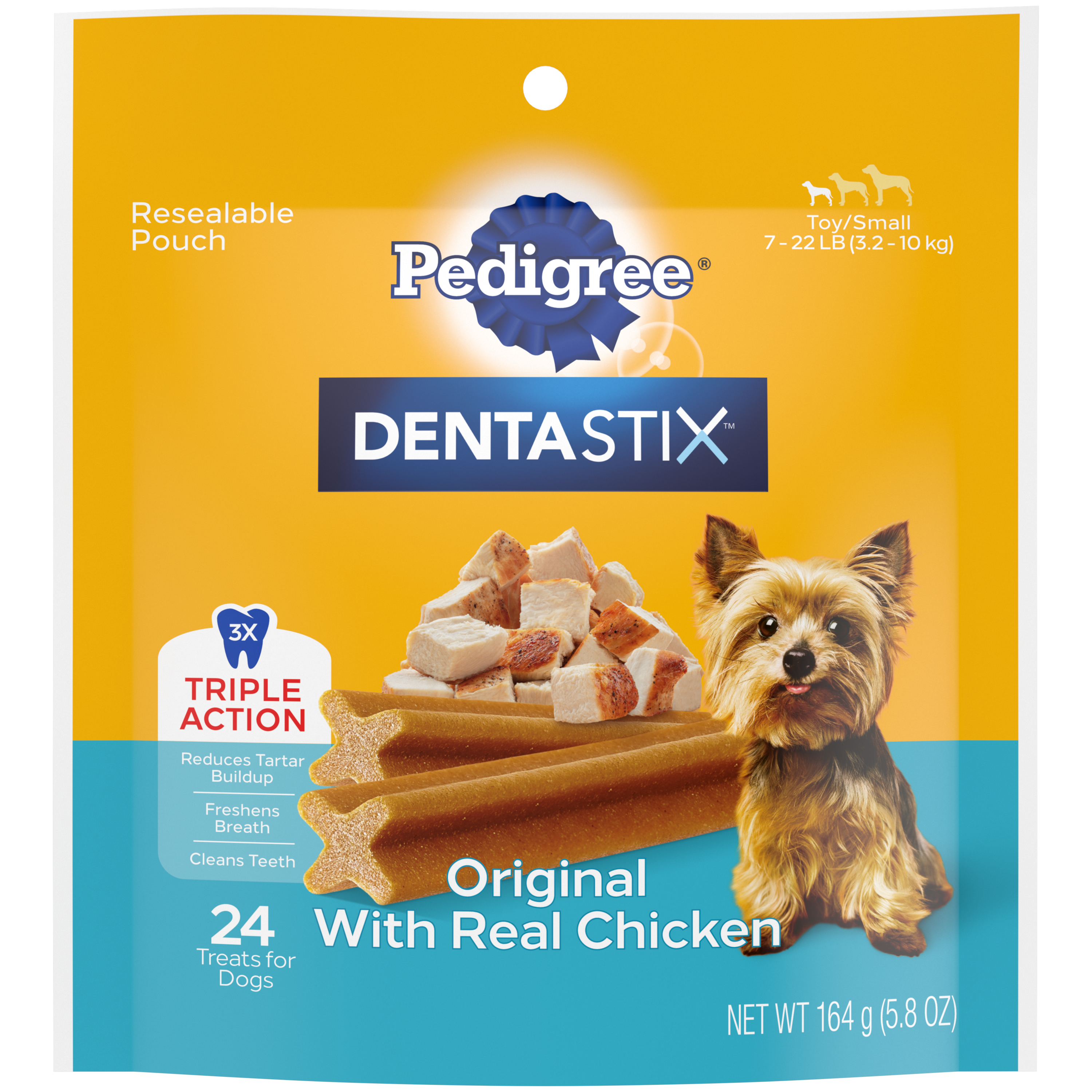 5.8oz Pedigree Dentastix Mini 24ct - Health/First Aid