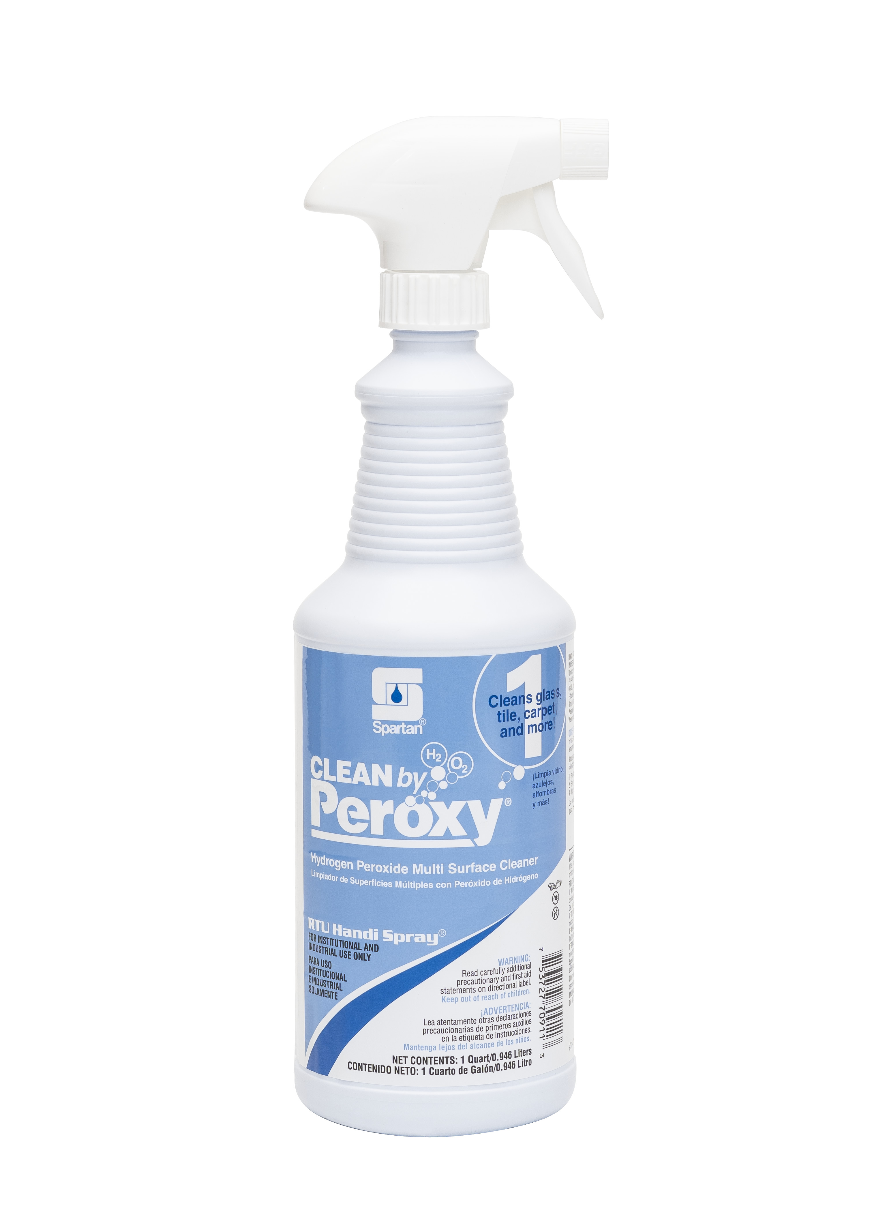 Spartan Chemical Company Clean by Peroxy RTU Handi Spray, 1 quart (12 per case)