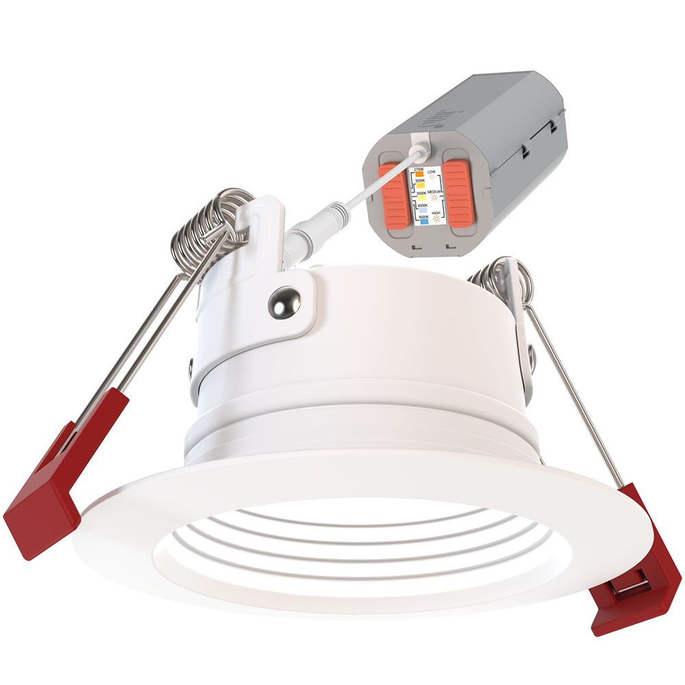 JUN WF2 DREG B ALO25 SWW5 90CRI 120 MW M6  2" CANLESS DEEP REGRESSED BAFFLE *284U54