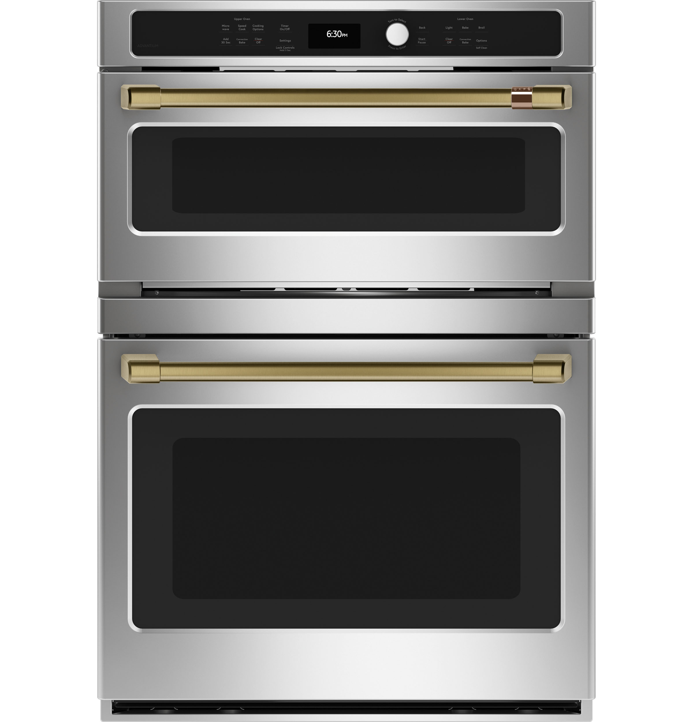 30" Width Hndl Kit for Dbl Wall Ovens Brushed Brass For use w/ Wall Ovens — Not Connectable view 5