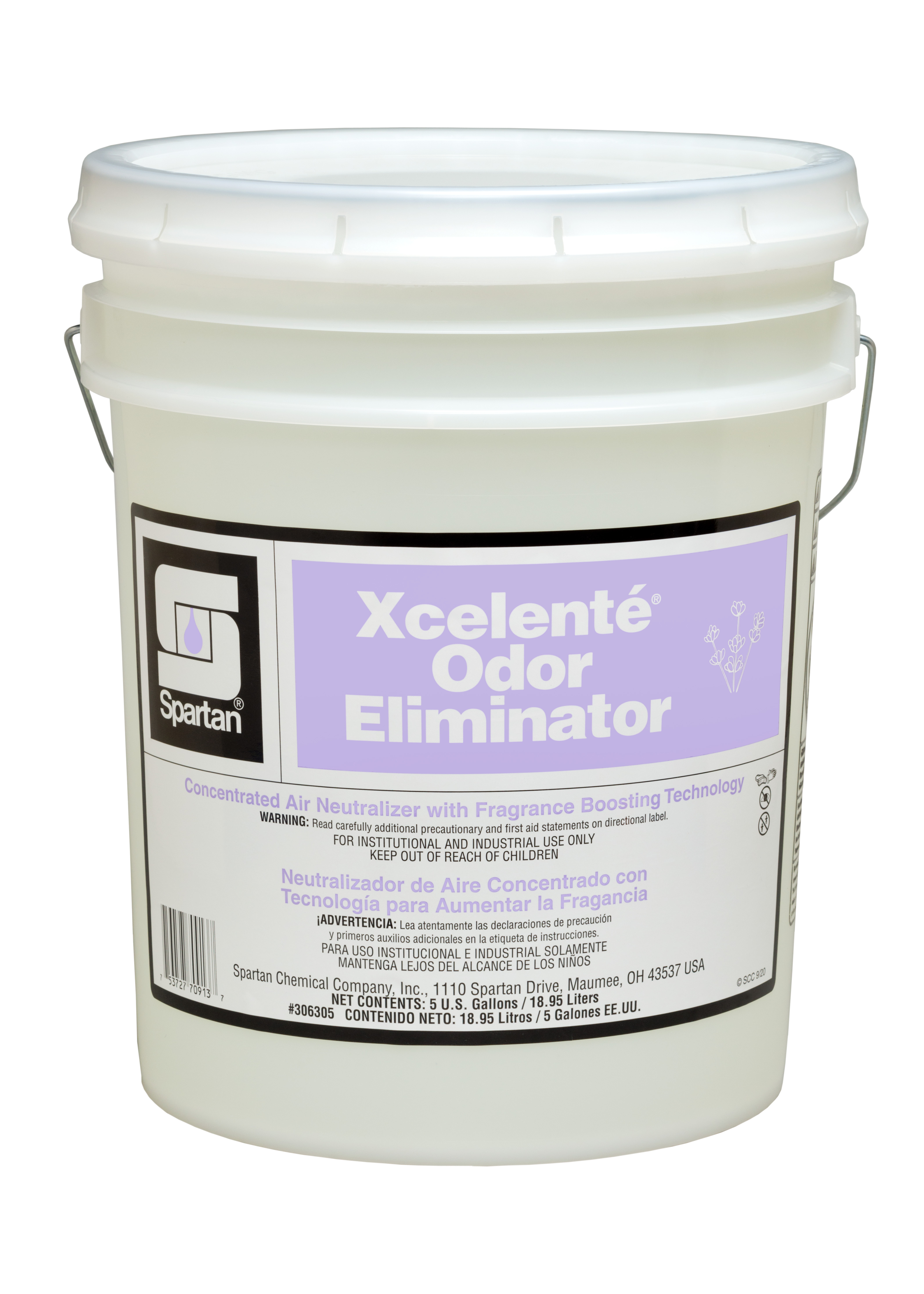Spartan Chemical Company Xcelente Odor Eliminator, 5 gallon pail