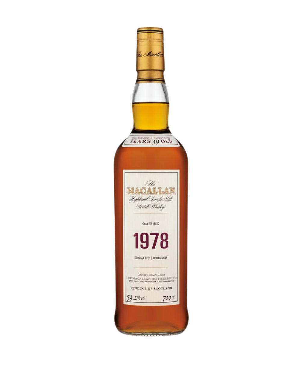 MACALLAN FINE AND RARE 1978 39 YEAR OLD #13810