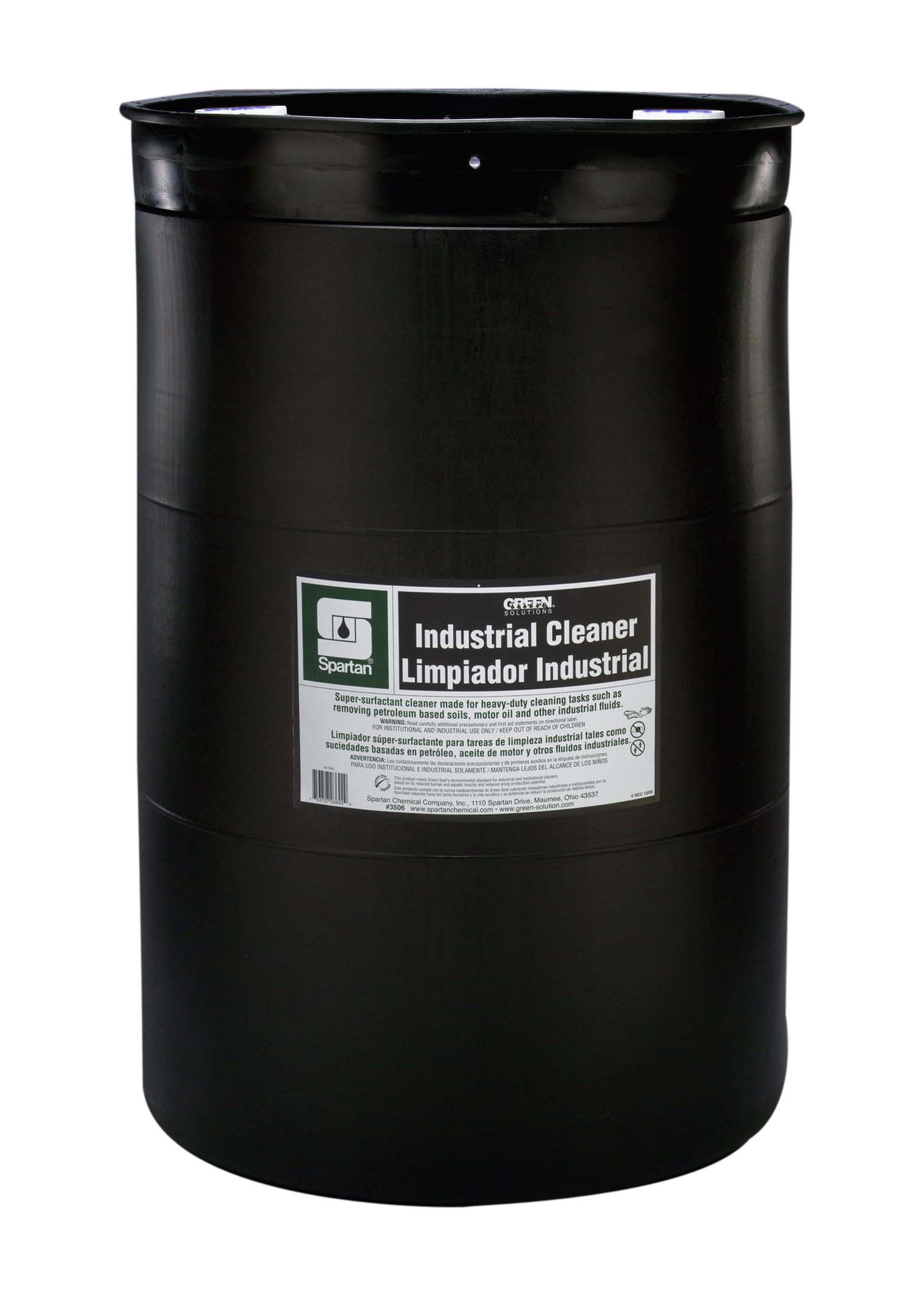 Spartan Chemical Company Green Solutions Industrial Cleaner, 55 GAL DRUM