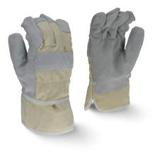 Radians RWG3200W Regular Shoulder Gray Split Cowhide Leather Glove
