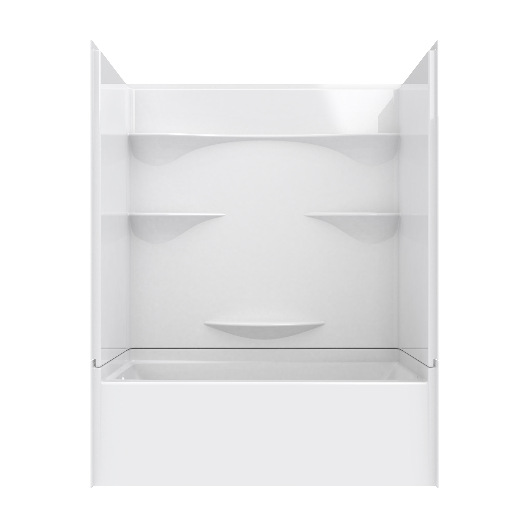 Acrylx Alcove Four Piece Tub Shower In view 12