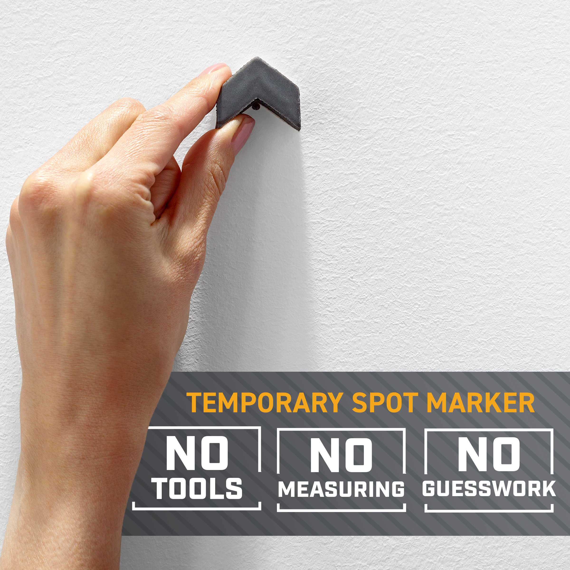 SKU 7100227271 | 3M CLAW™ Drywall Picture Hanger 45 lb with Temporary Spot Marker 3PH45M-3EF