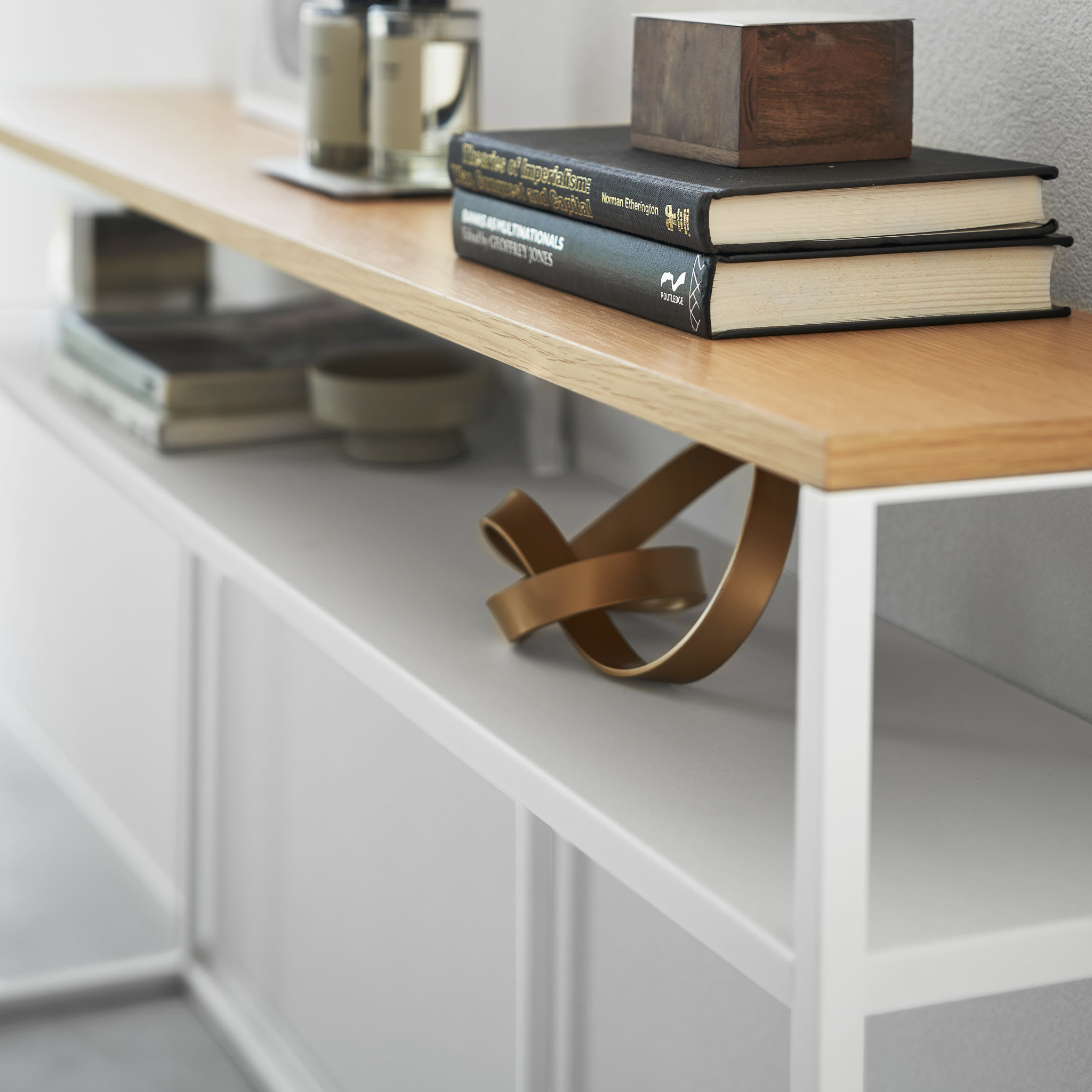 Console Table with Shelf : Additional Storage