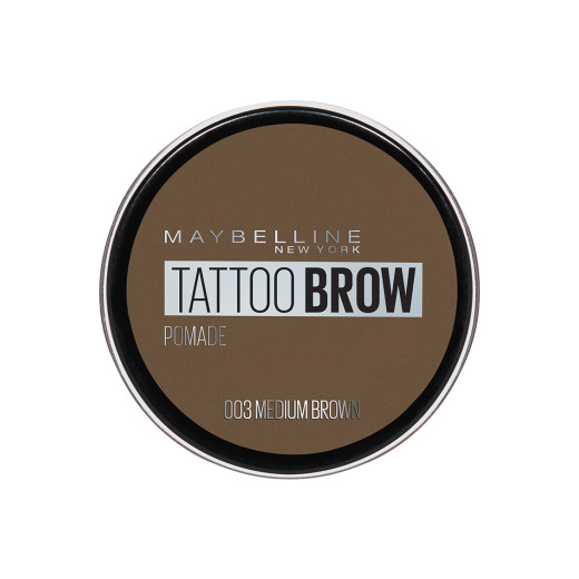 maybelline new york tattoo brow kaş pomadı - 03 medium brown (orta ton)