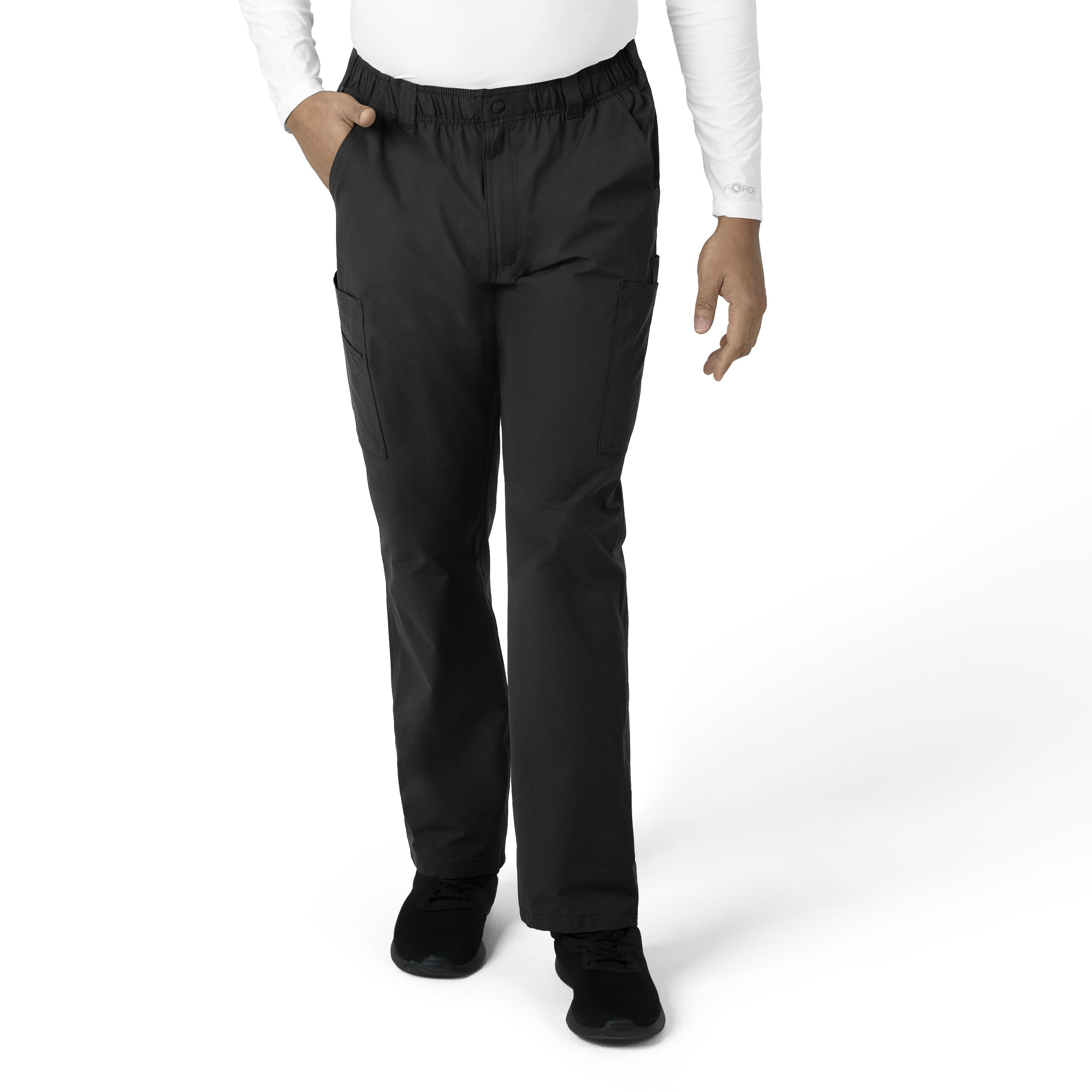 Force Essentials Men&#8216;s Straight Leg Cargo Scrub Pant-Carhartt
