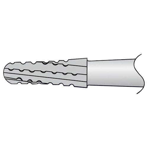 Carbide Bur, #1703 Taper/Round End Cross Cut, Shank #1 (44.5mm), Non-Sterile - 10/Box