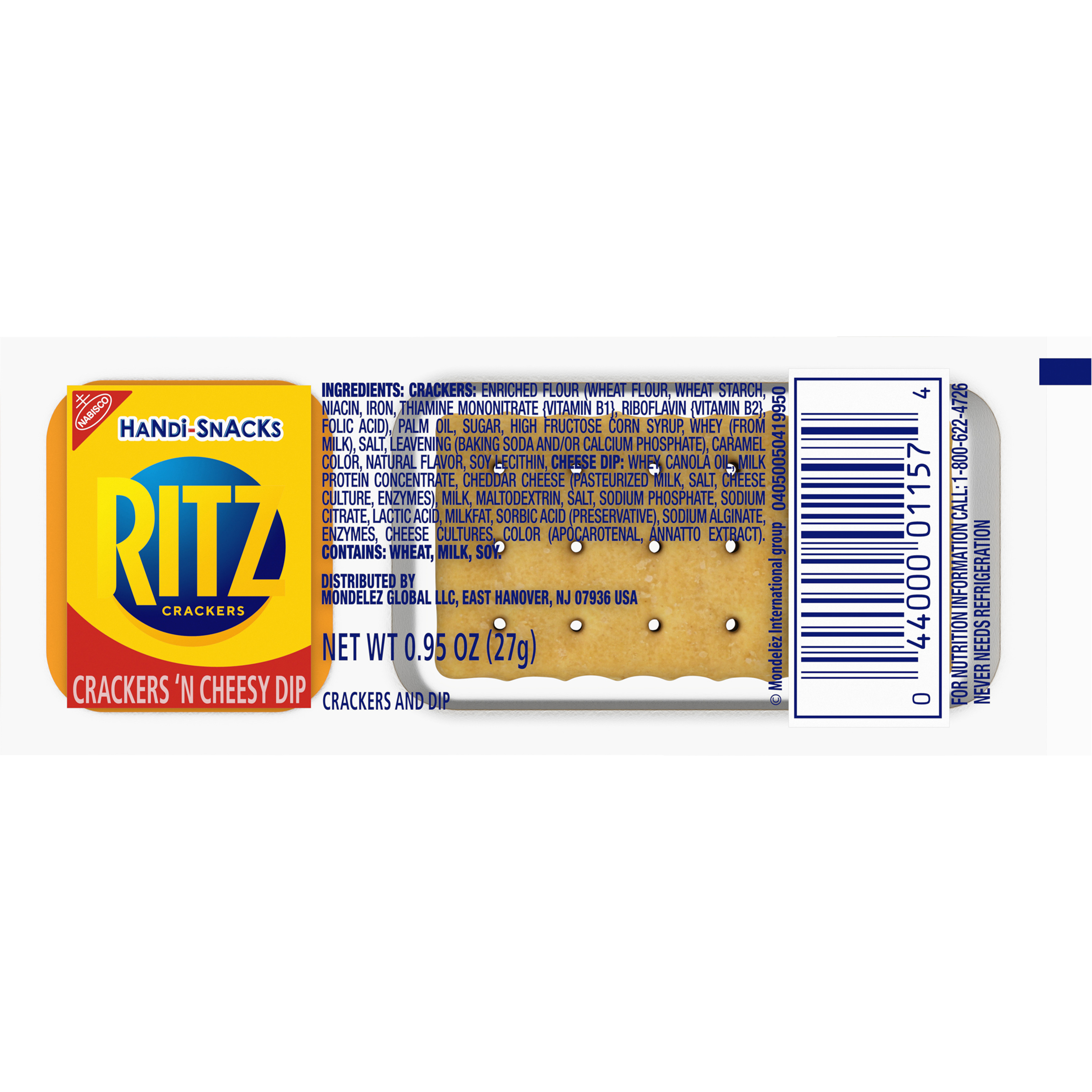 Handi-Snacks RITZ Crackers 'N Cheesy Dip Snack Packs, 12 Snack Packs-thumbnail-3