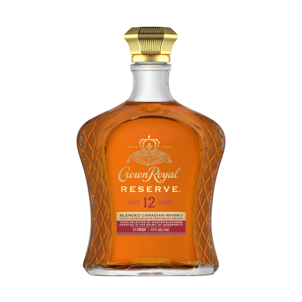 CROWN ROYAL RESERVE BLENDED 12 YEAR OLD CANADIAN WHISKY