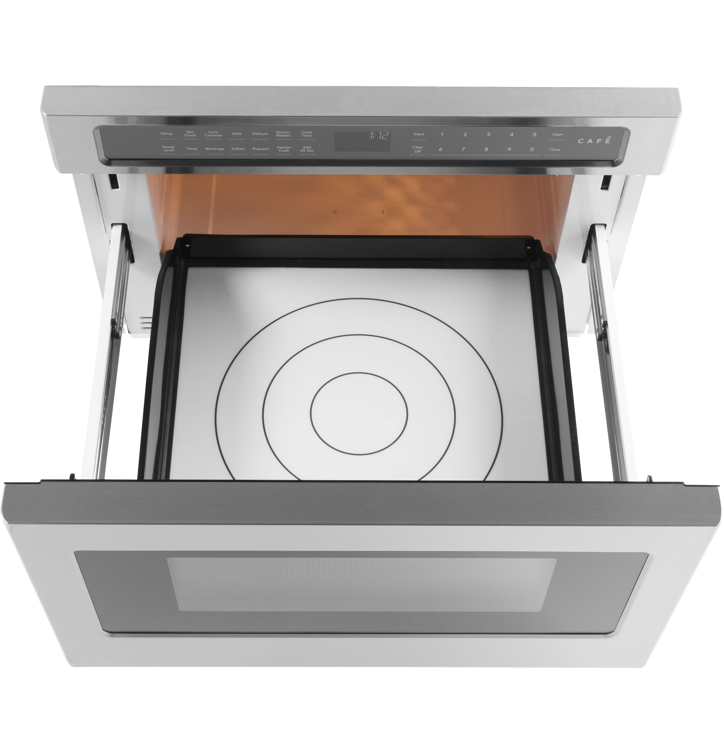 Café™ 1.2 Cu.Ft. Stainless Steel Built In Microwave Drawer view 3