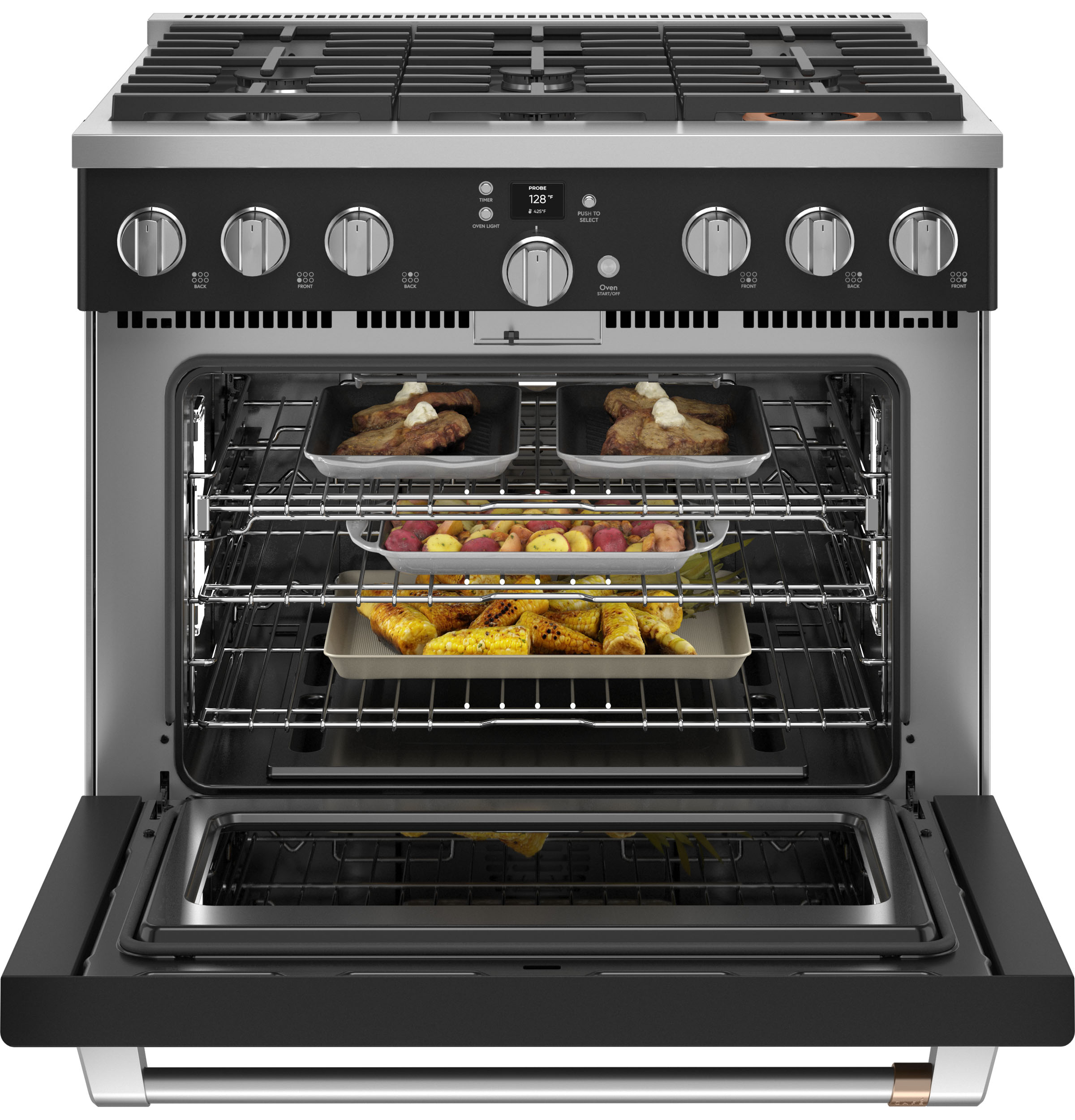 36" Width — 6 Burners — Gas — Conv — ADA Compliant — Connectable via built-in WiFi view 4
