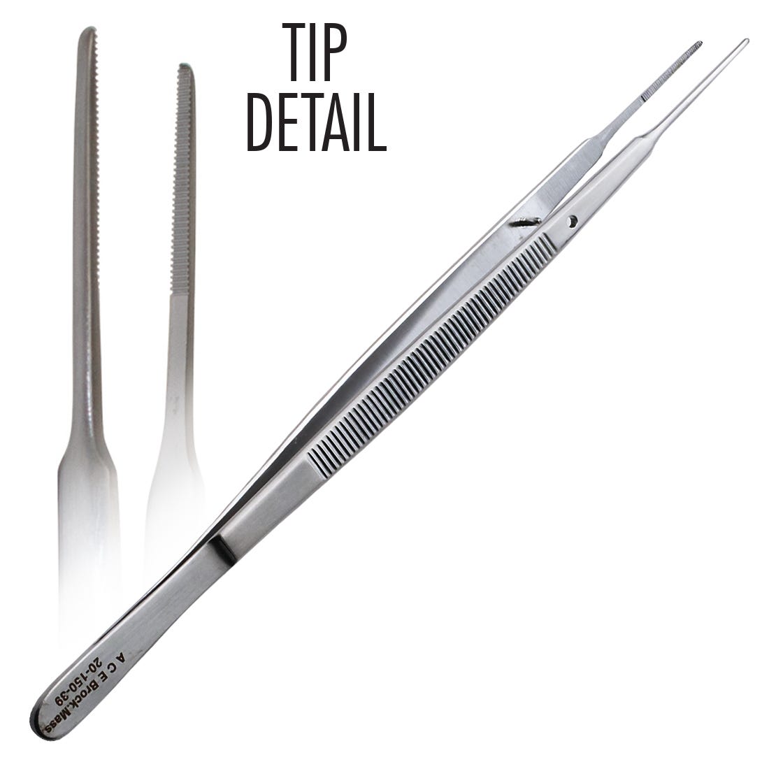 ACE Gerald Tissue Forceps, straight, serrated