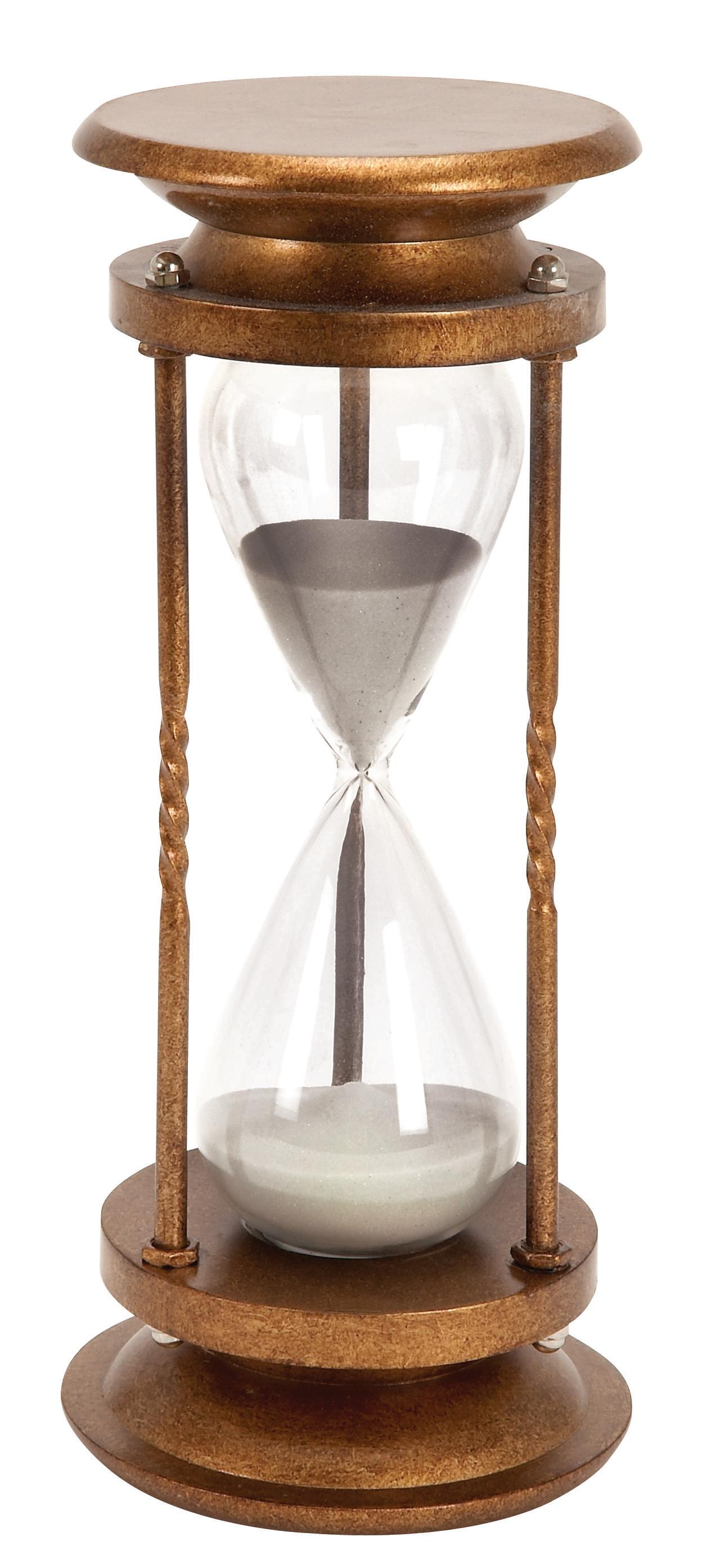 Gold Metal Traditional Timer, 13 " x 6 " x 6 "