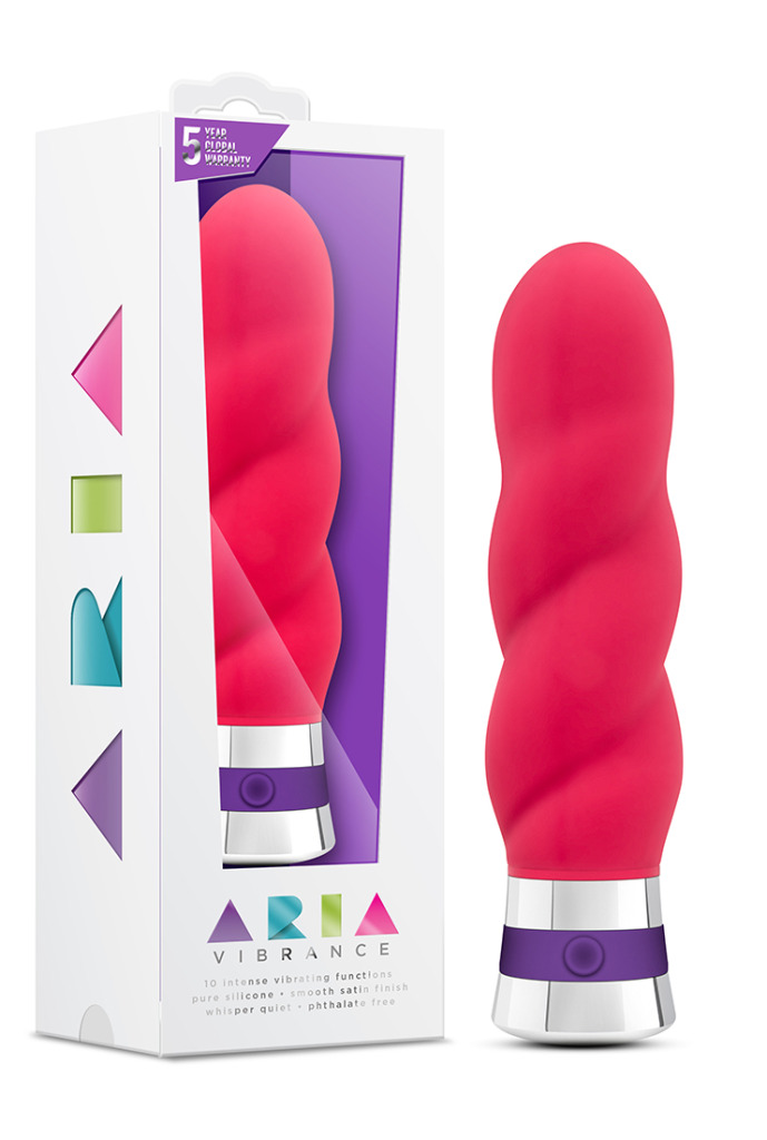 Blush Aria Vibrance Cerise 6.25-Inch Vibrator