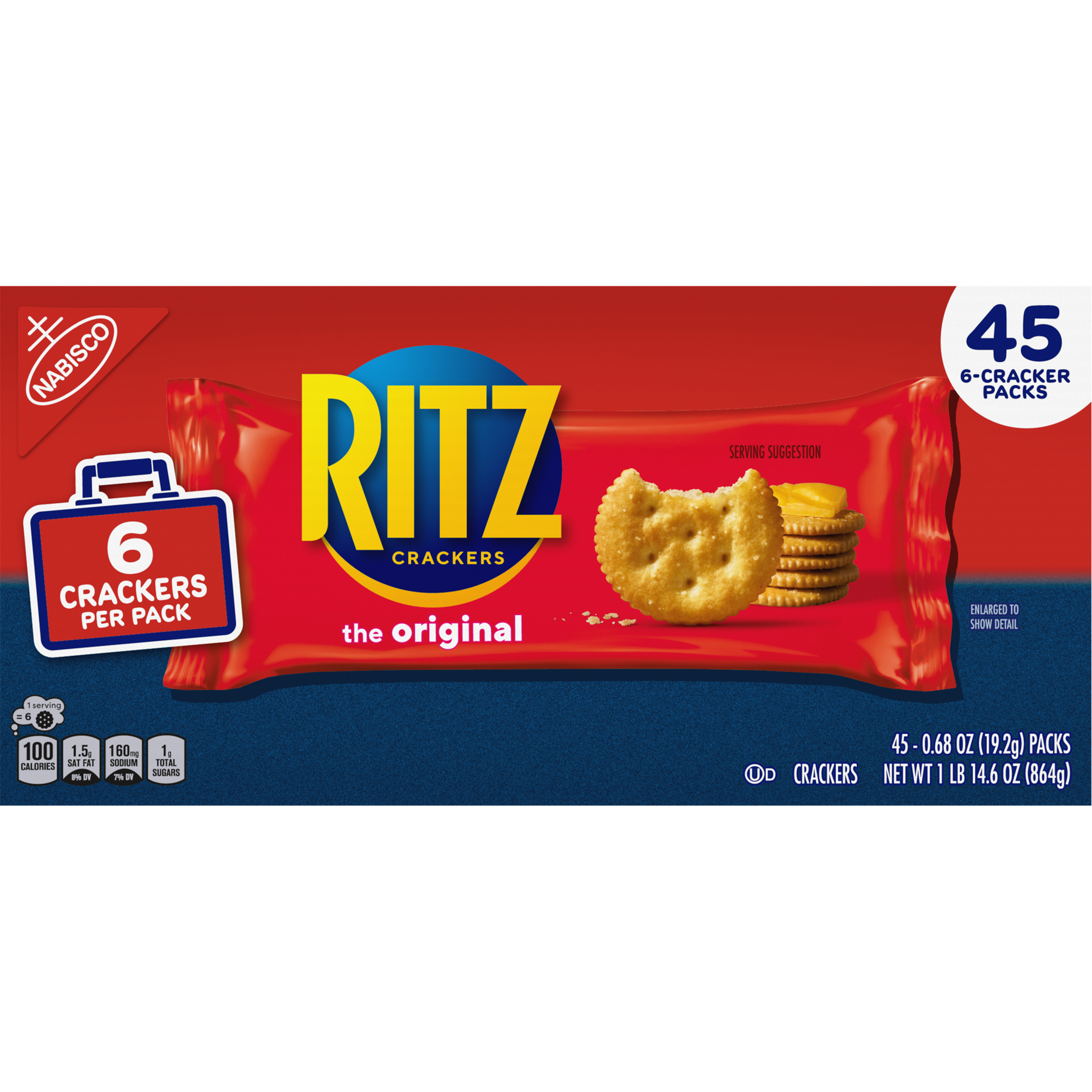 RITZ Original Crackers, 45 Snack Packs-thumbnail-1