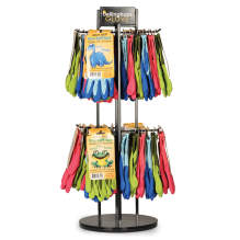 Bellingham BSRKT440AC Kid Tuff Too™ Gloves Black Metal Spinner Countertop Display, 72 Pairs