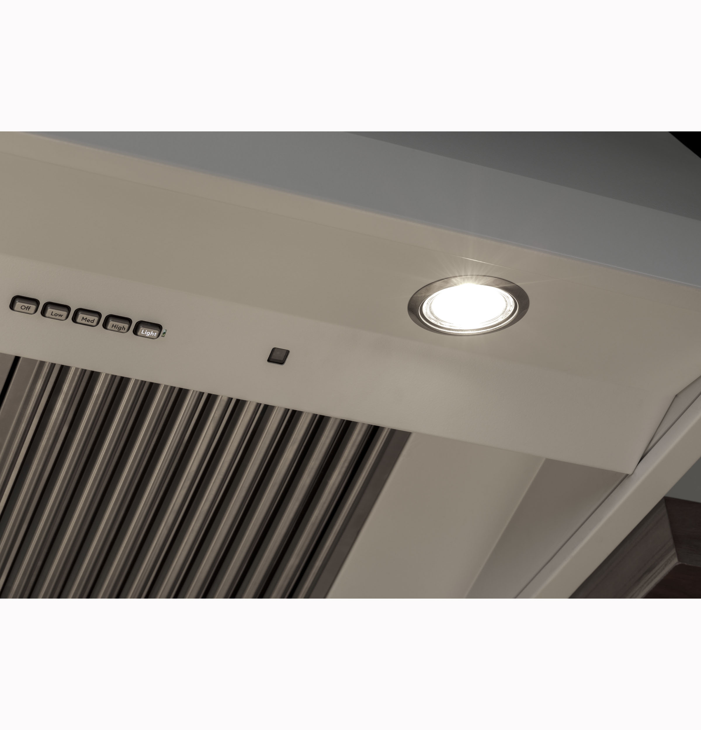 Café™ 36" Matte White Wall Mounted Commercial Range Hood view 5