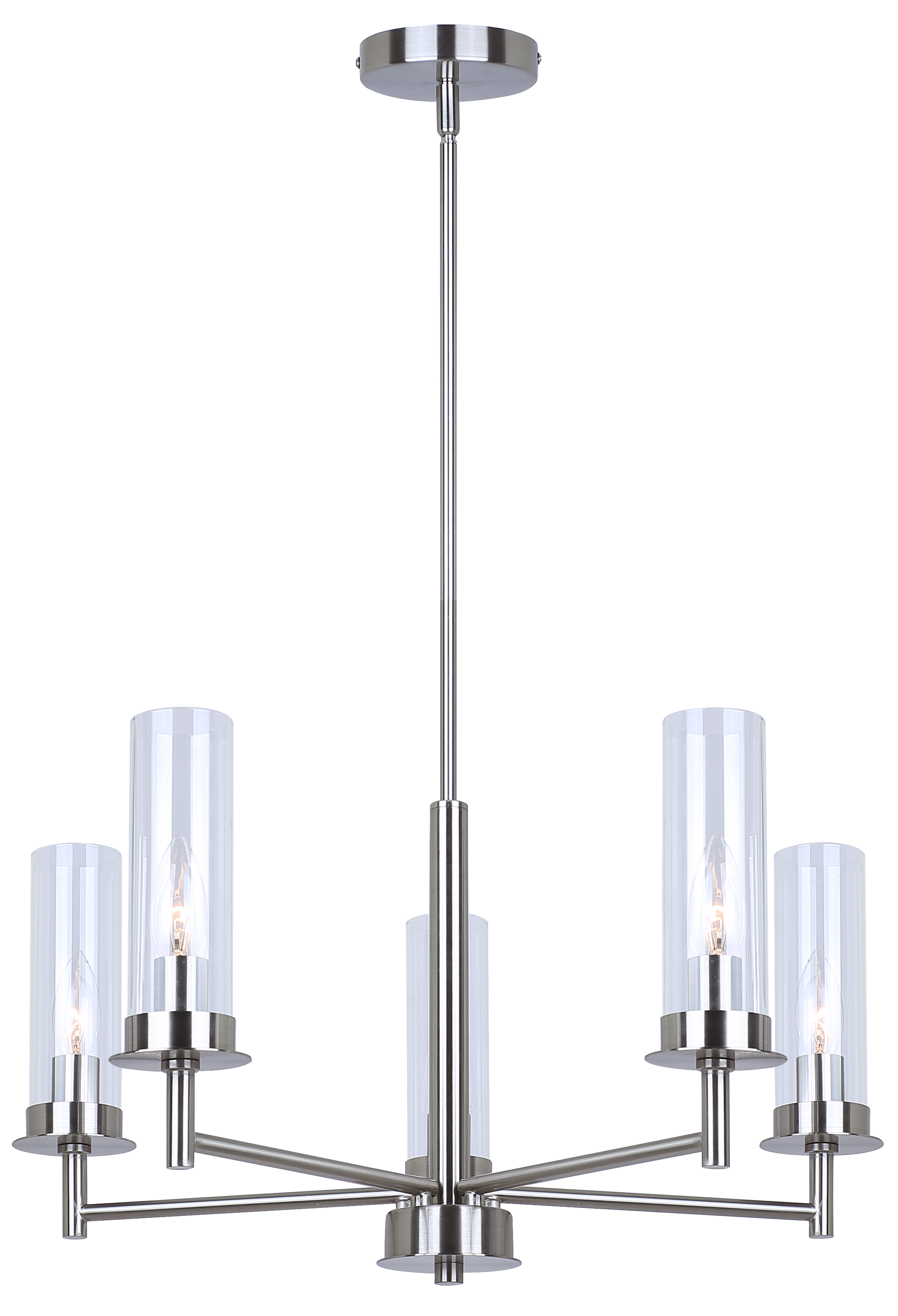 BENSON 5LT CHANDELIER 60W B/N