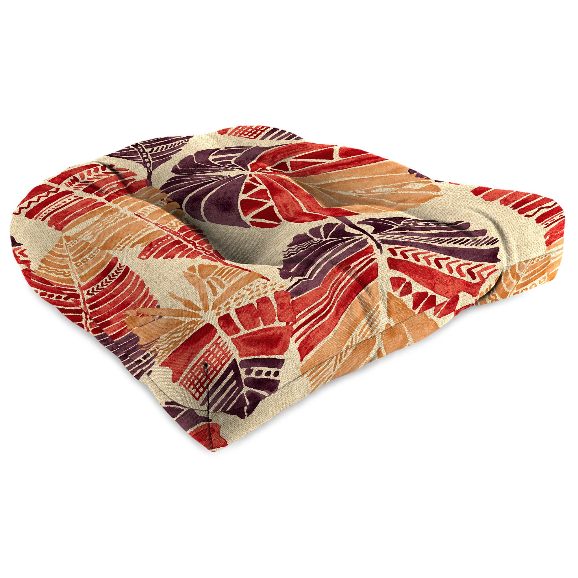 New Tufted Outdoor Patio Wicker Chair Seat Cushion 19", Fade and Stain Resistant - Picture 13 of 13