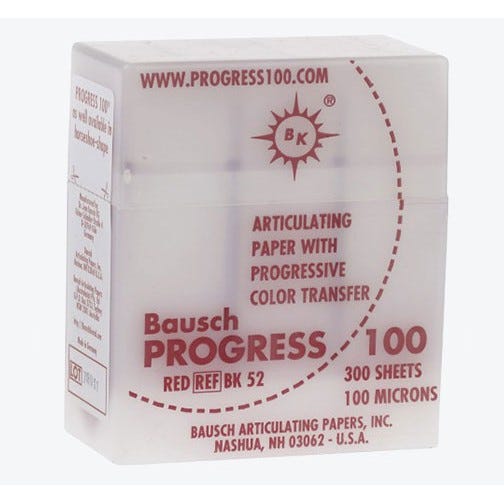 Progress 100® Articulating Paper Red 100 Micron - 300/Box