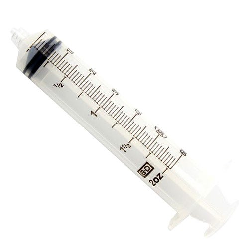 Syringe 50cc Luer-Lok Tip, 40/Box