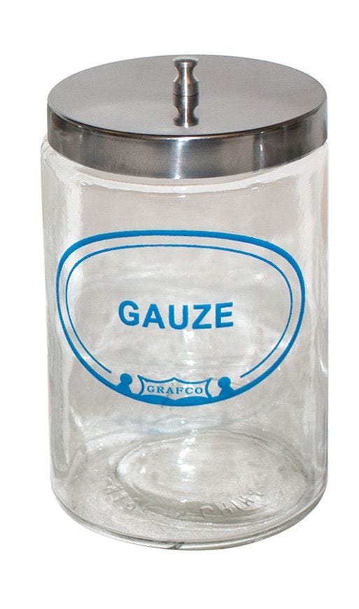 7" x 4" Sundry Jar Glass