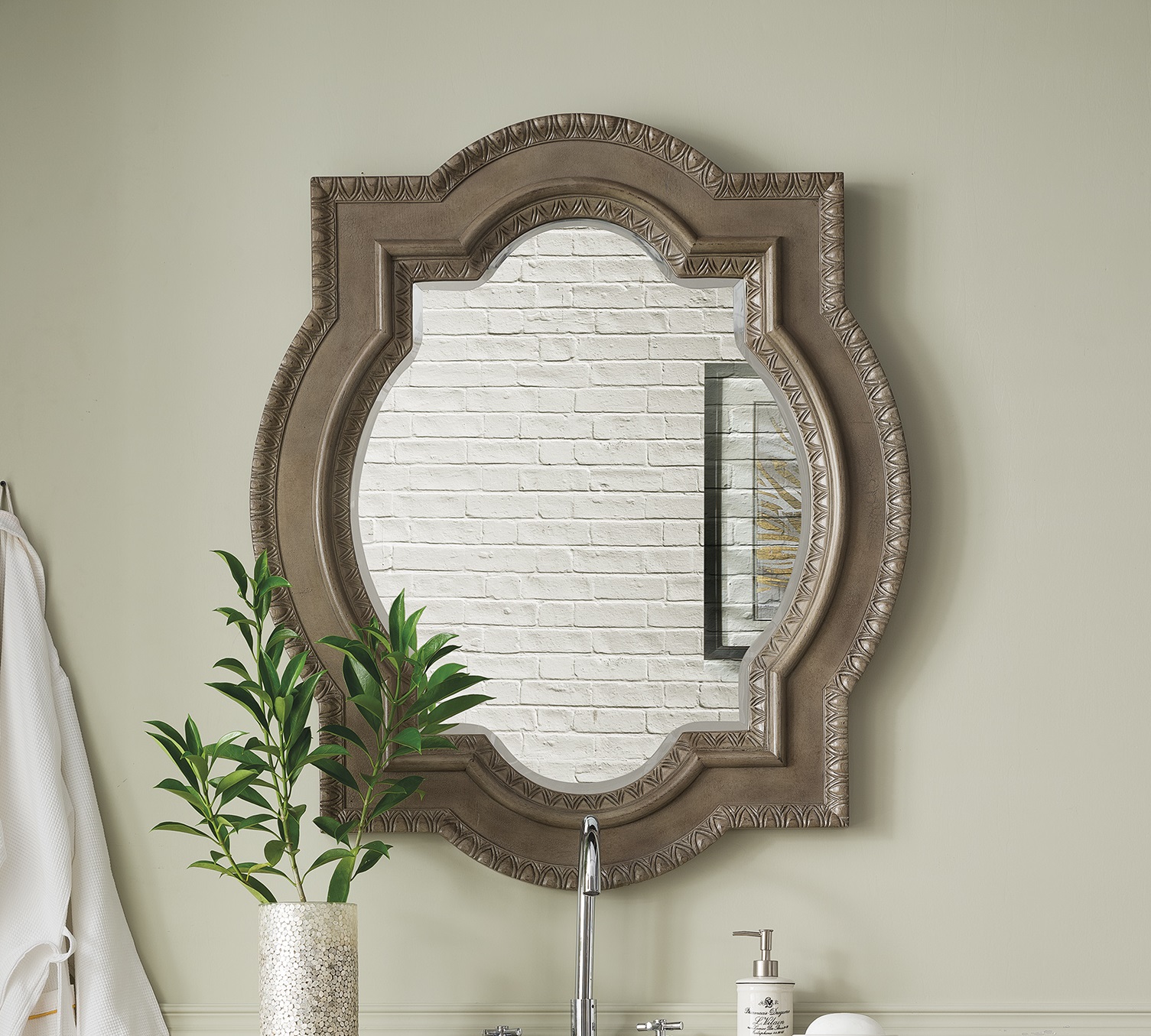 James Martin Vanities 160M35EG Empire Gray 160M35EG Castilian 35 Mirror - Empire Gray