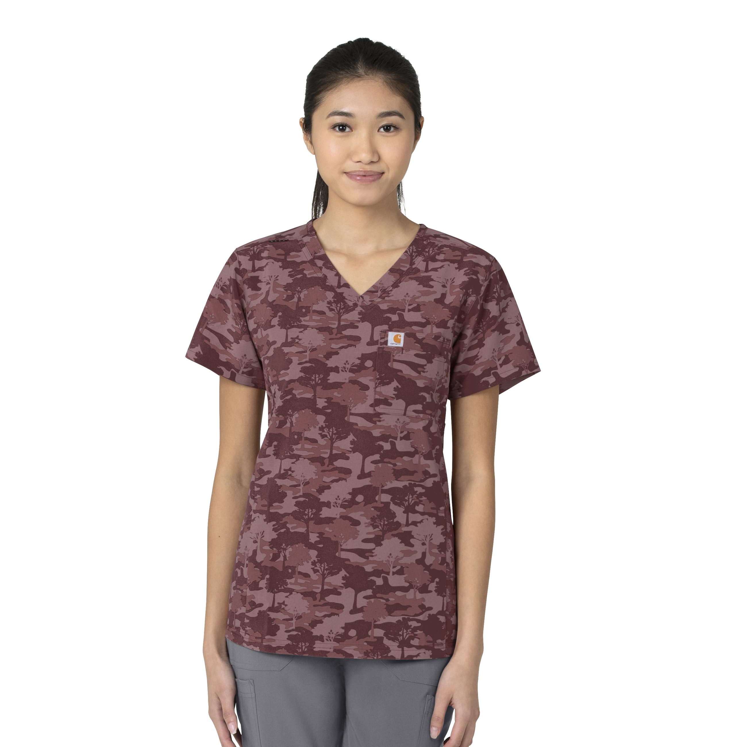 Carhartt Prints Women‘s Tuck-In Print Scrub Top-Carhartt