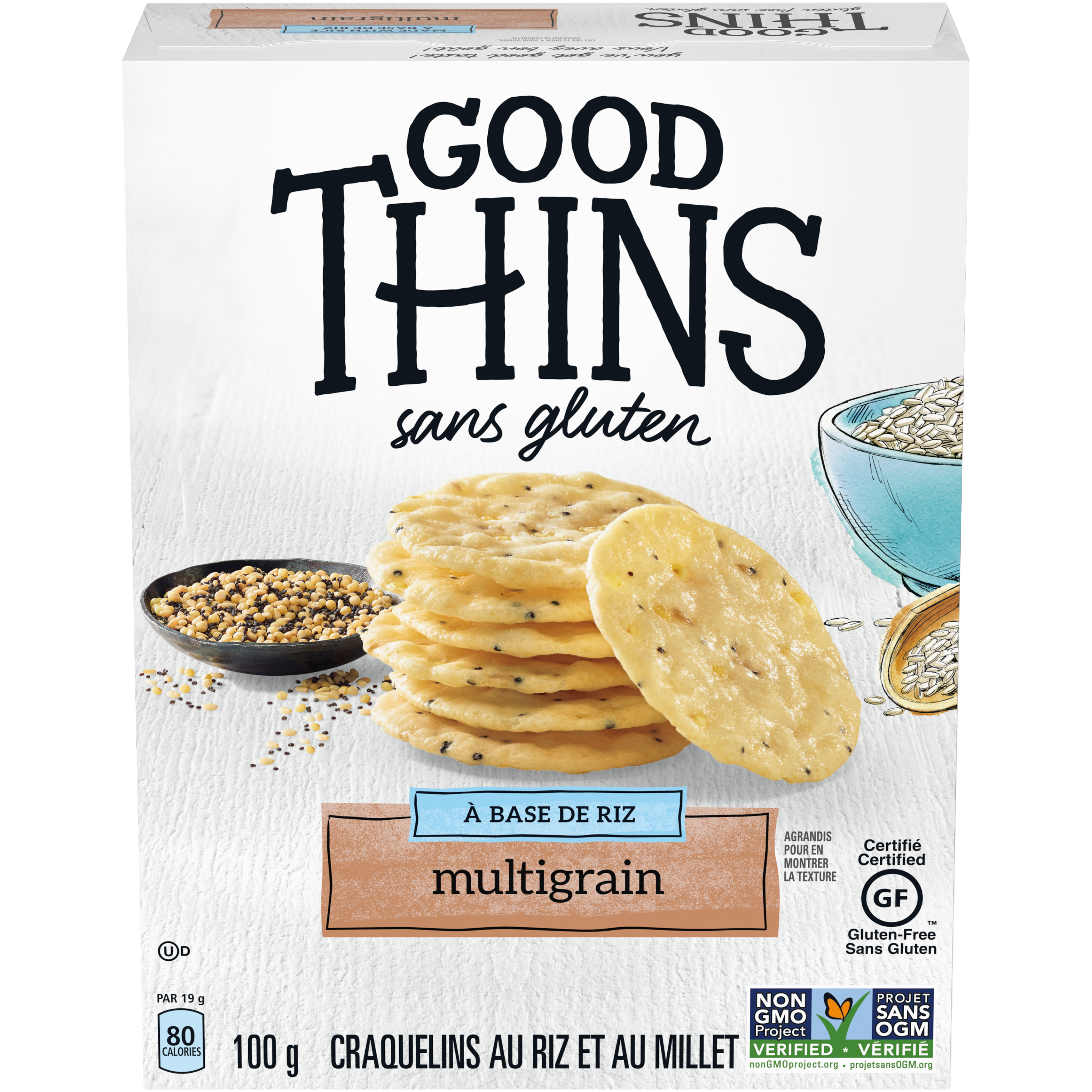 Good Thins Rice Multigrain Crackers 100 G-thumbnail-1