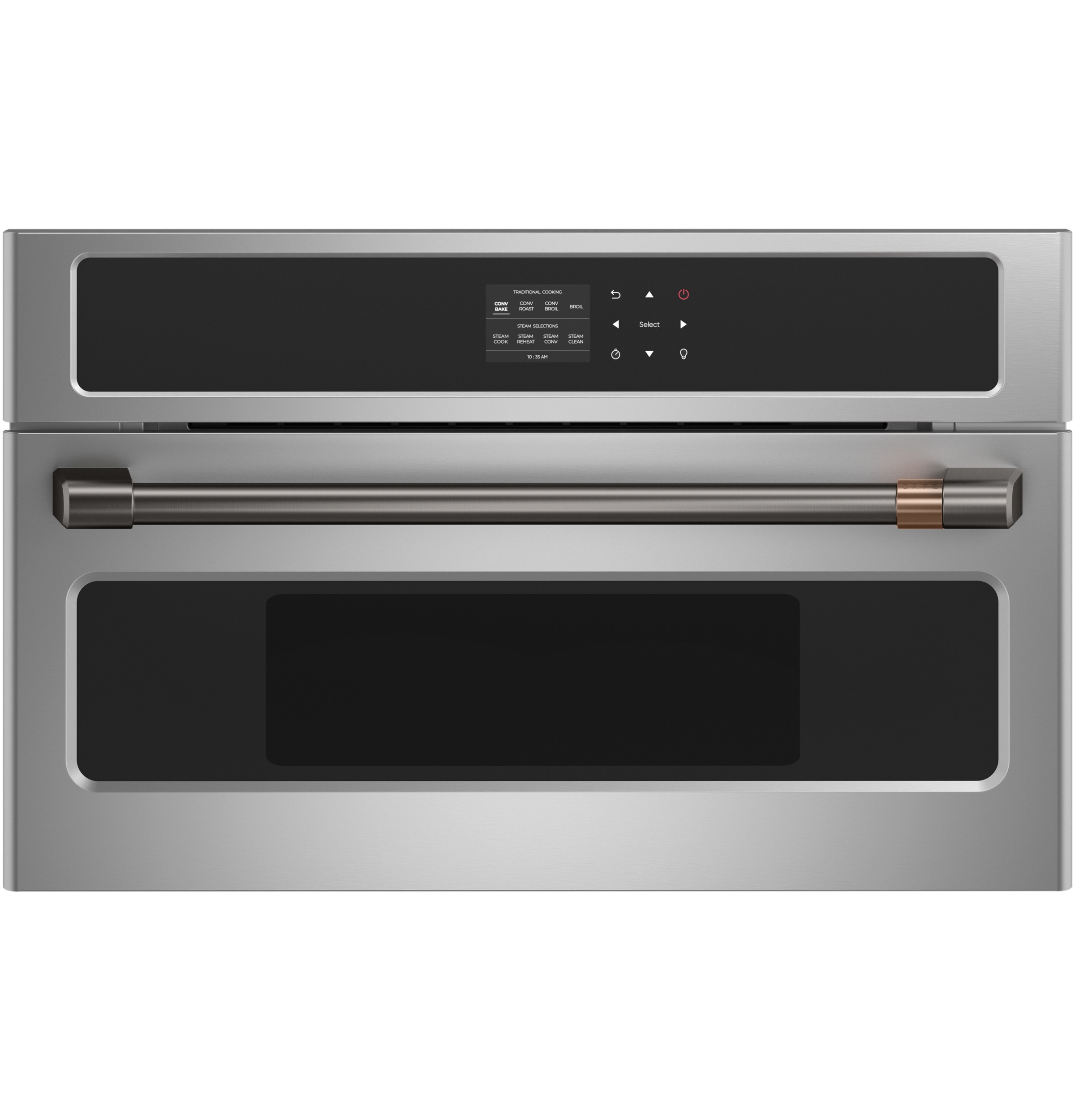 27" Width Hndl Kit for Sgl Wall Ovens Brushed Black For use w/ Wall Ovens — Not Connectable view 3