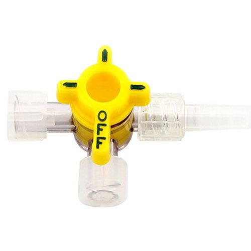 Medex® 3-Way Hi-Flo Stopcock w/Swivel Male Luer Lock - 50/Case