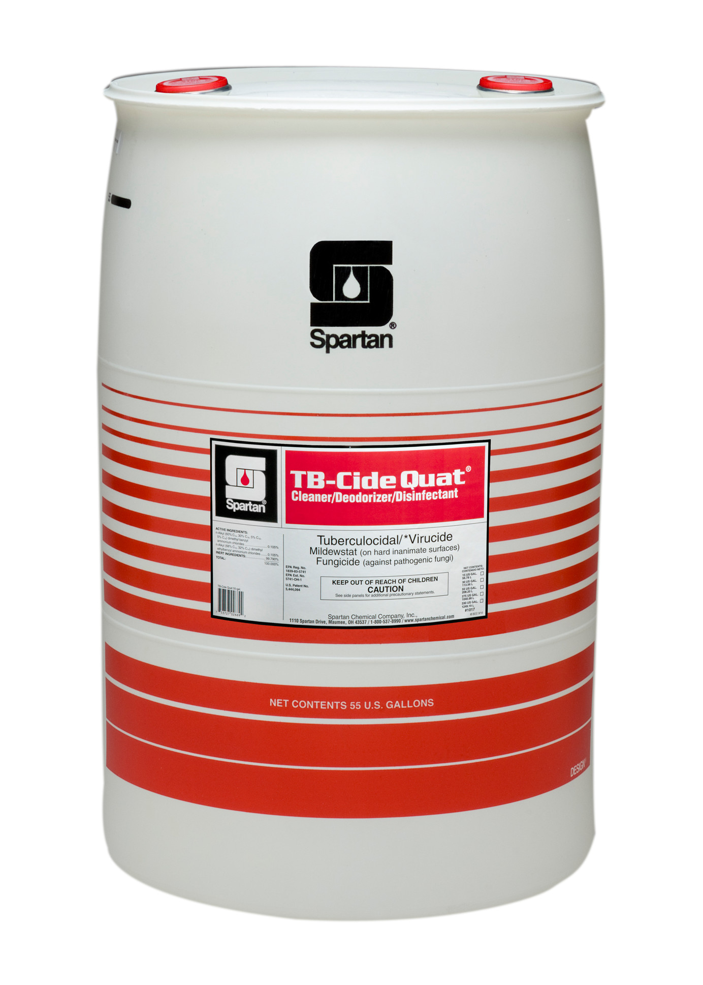 Spartan Chemical Company TB-Cide Quat, 55 GAL DRUM