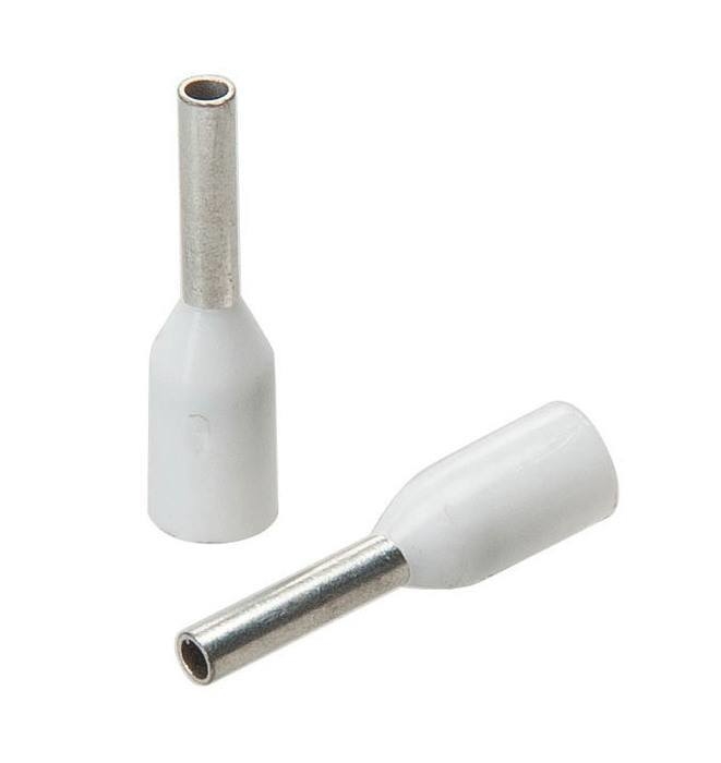 Product image for GRN 169/6 20AWG WHT INSU FERRULE