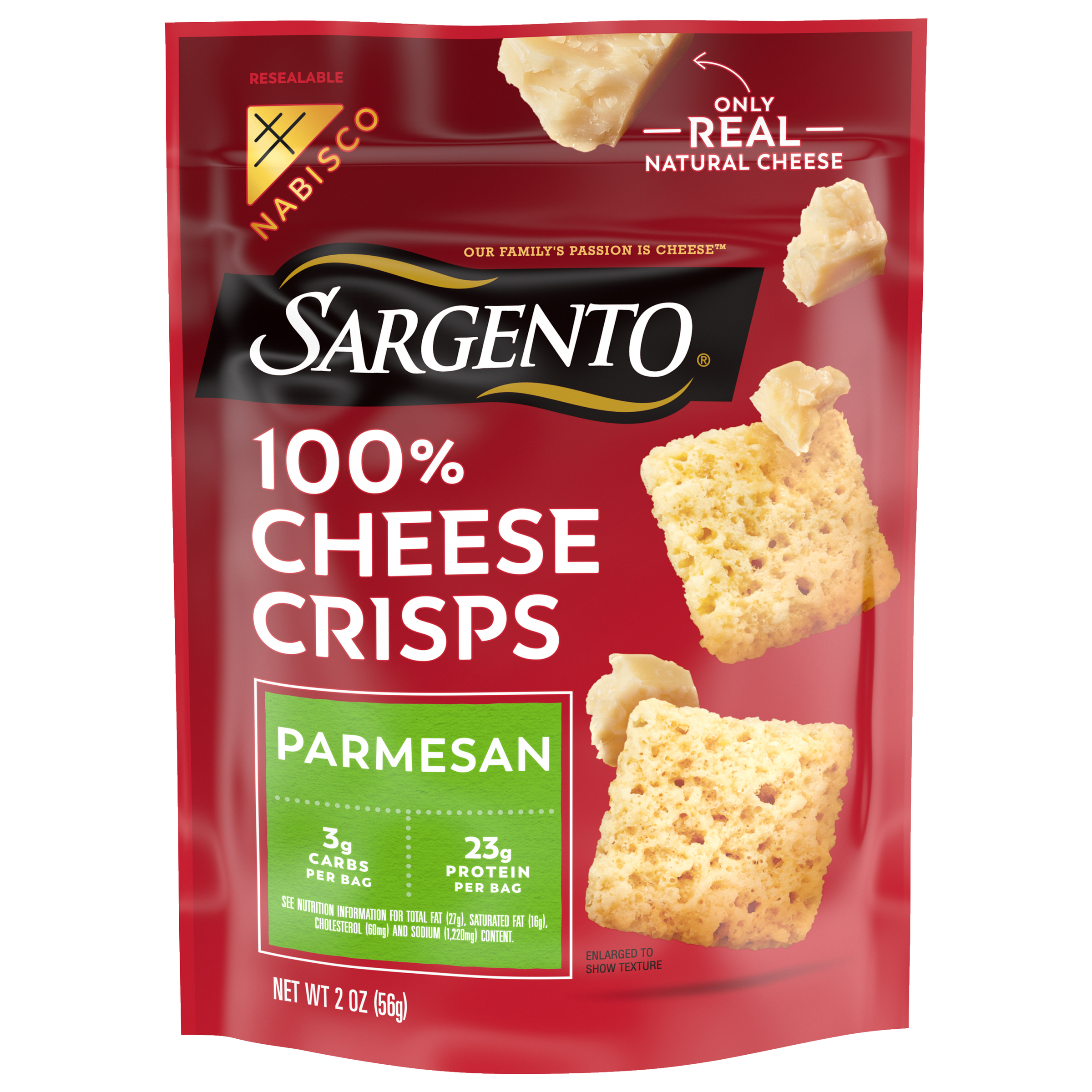 SARGENTO® 100% Cheese Crisps, Parmesan, 2 oz