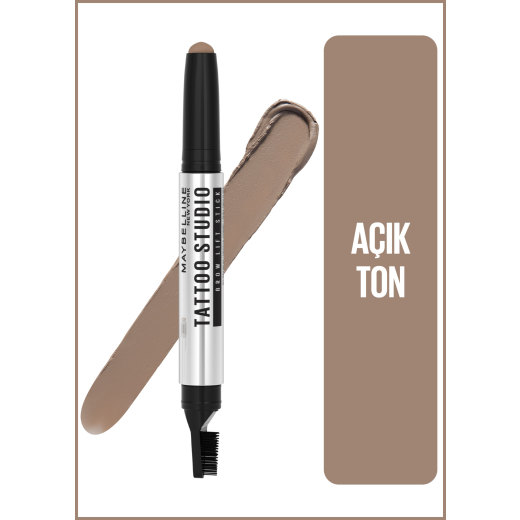 maybelline new york tattoo brow lift kaş kalemi- 01 blonde (açık ton)