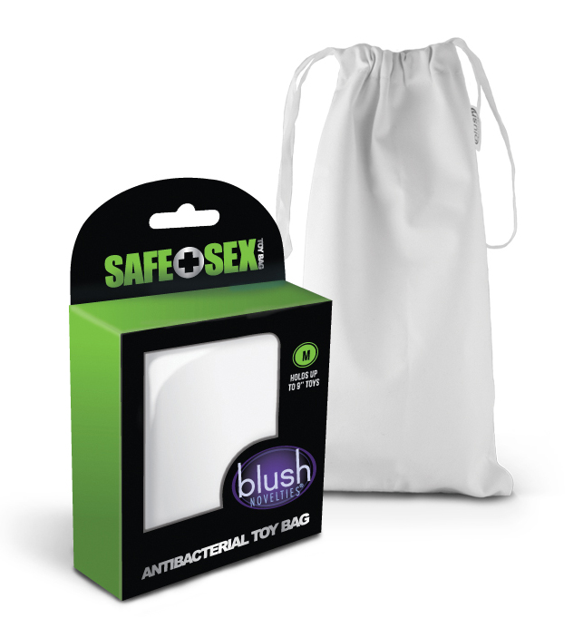 Blush Safe Sex Antibacterial Toy Bag - Medium