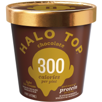 Chocolate Light Ice Cream Pint, 16 fl oz