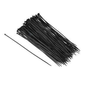 Cable Ties, Black, 11 Inch, Pack of 100