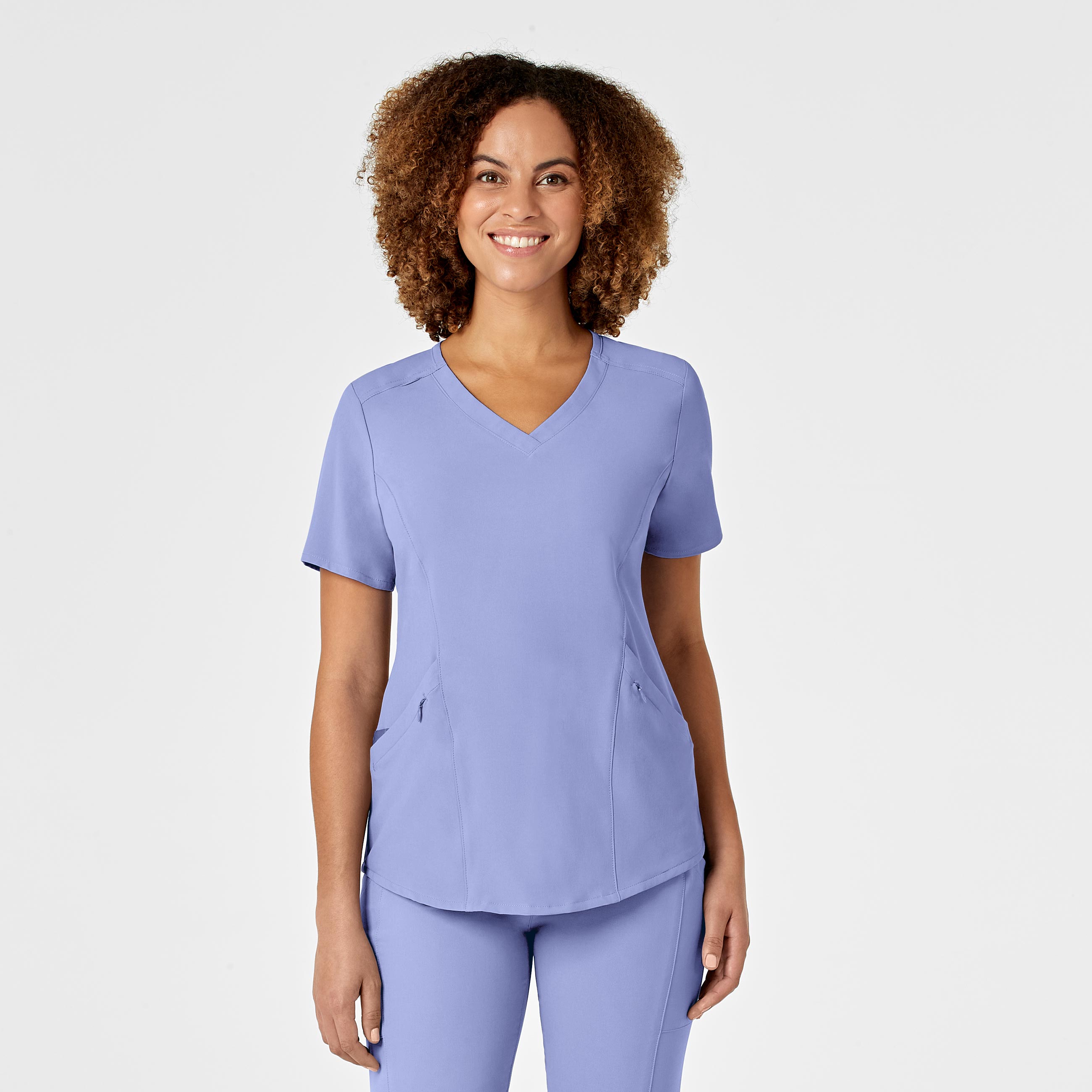 RENEW Women‘s V-Neck Scrub Top-Wonder Wink