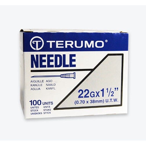 SurGuard® 3 Safety Needle, 22ga x 1 1/2" - 100/Box