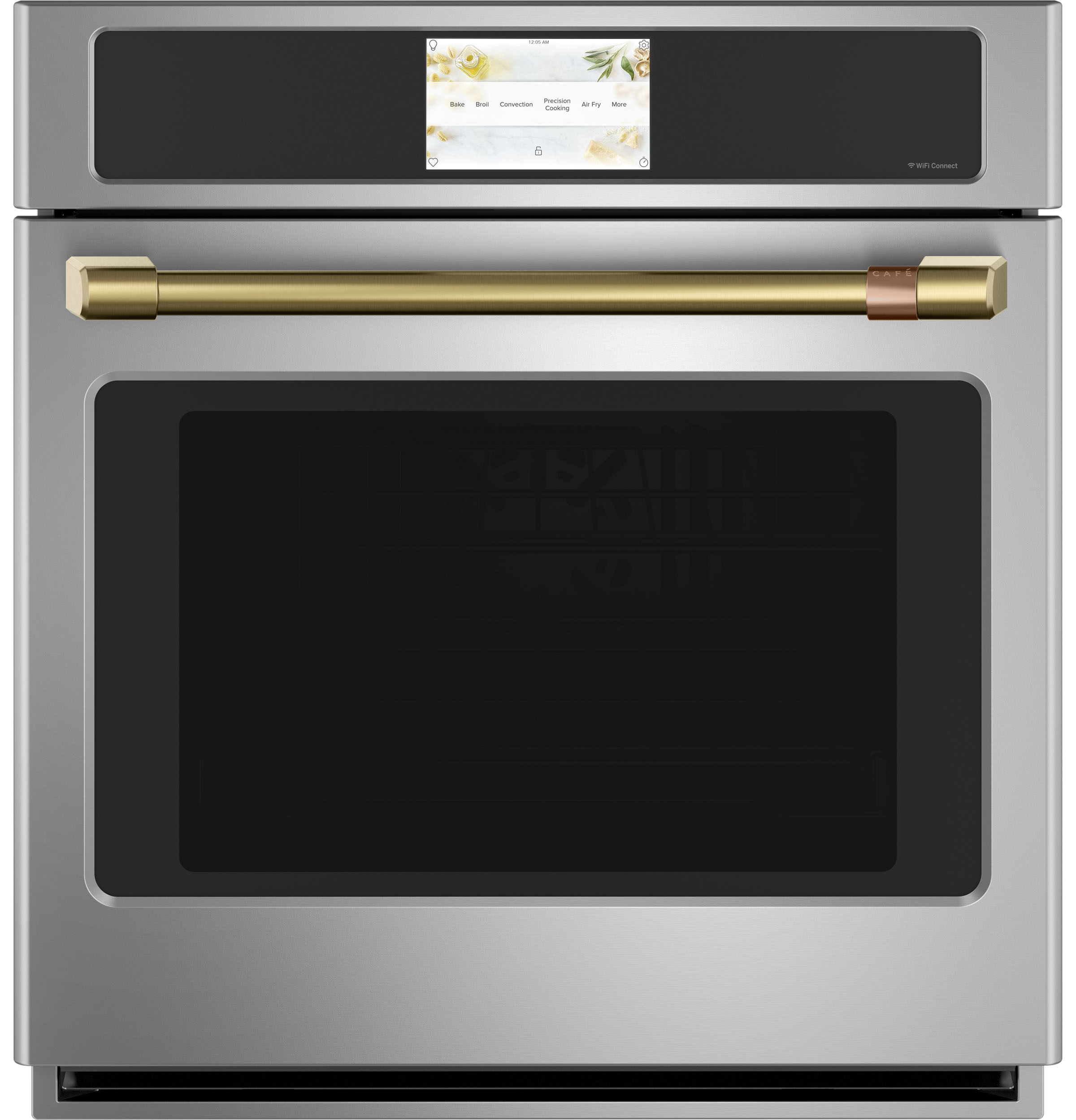 27" Width Hndl Kit for Sgl Wall Ovens Brushed Brass For use w/ Wall Ovens — Not Connectable view 2