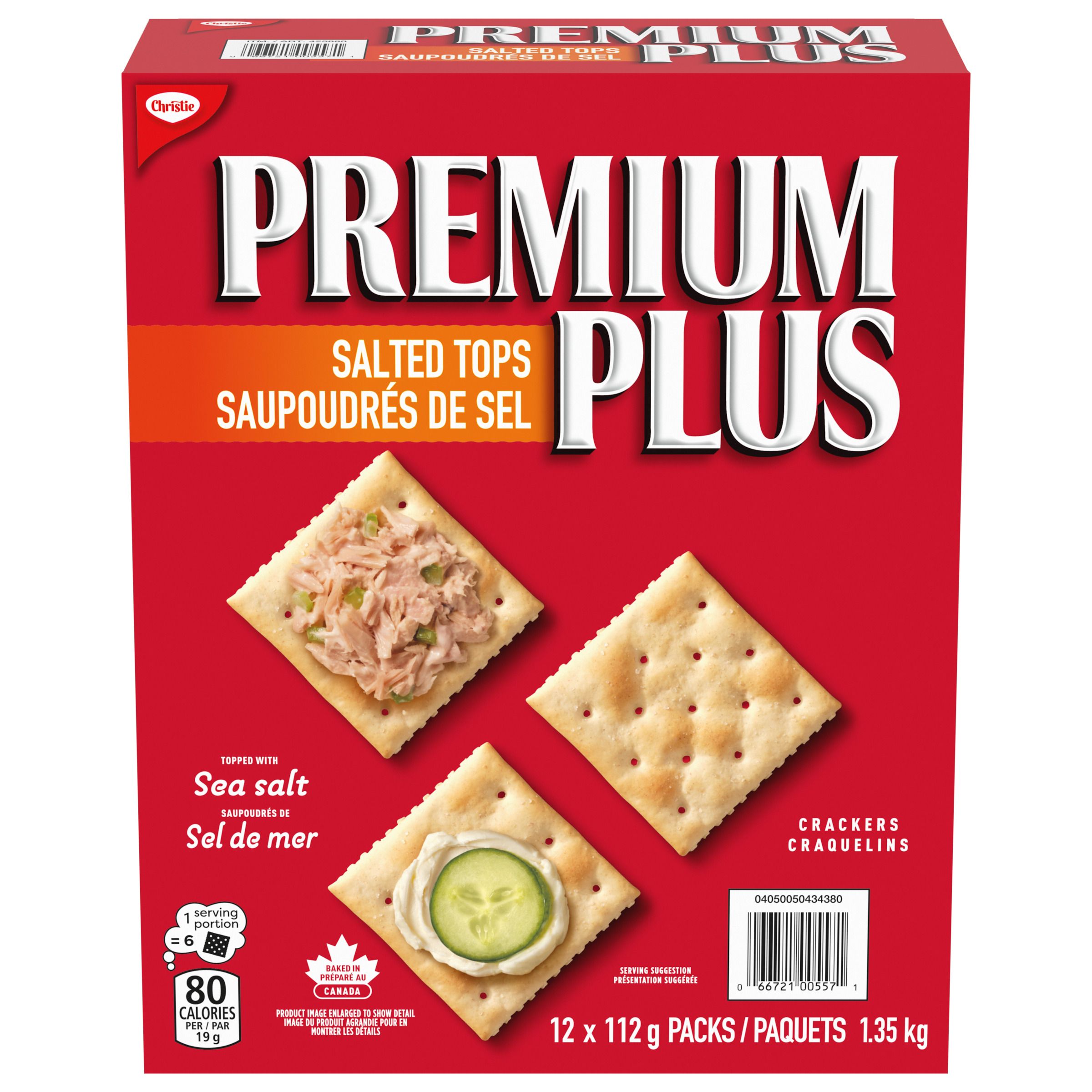 PREMIUM PLUS Salted Tops Club Pack Crackers 1.35 KG