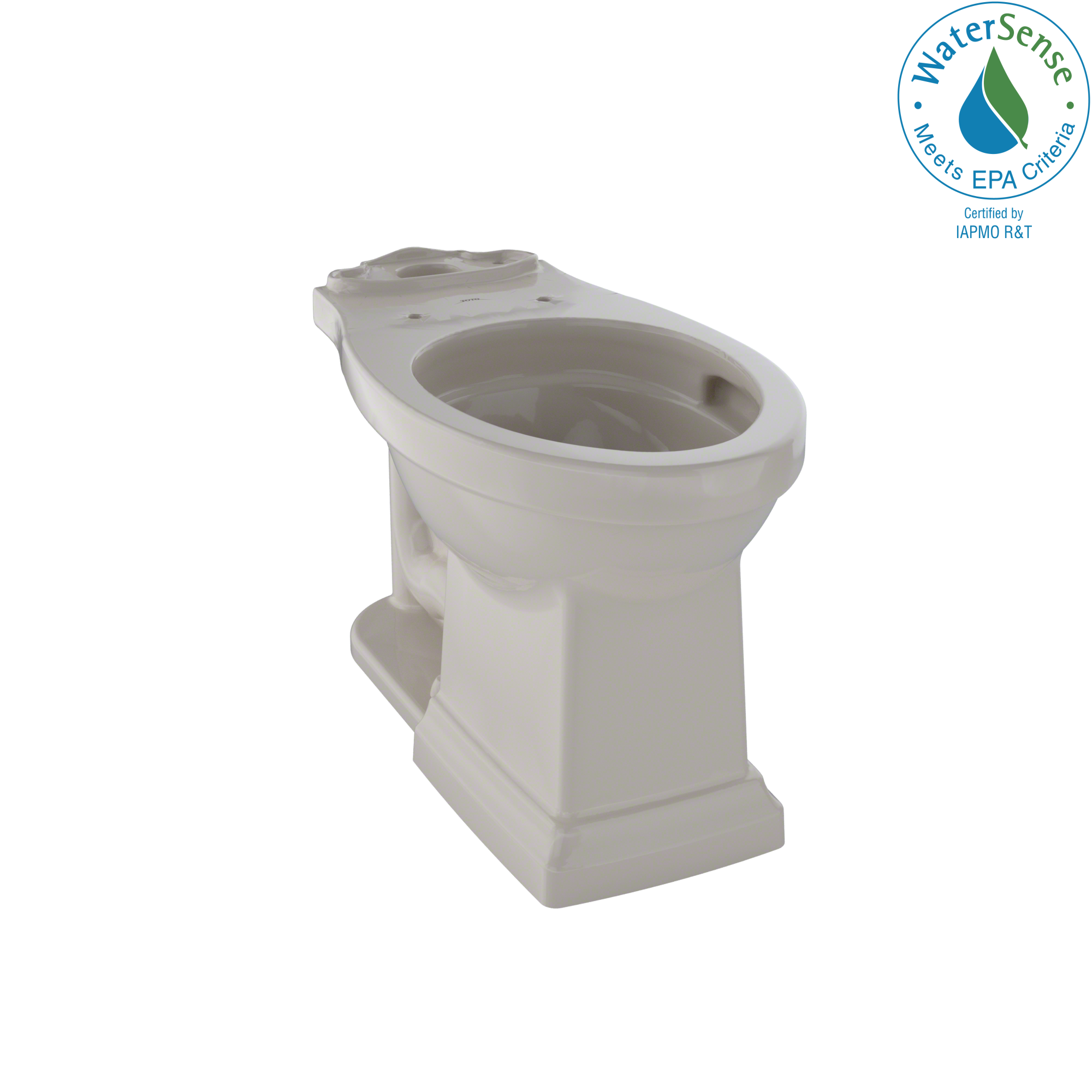 TOTO Promenade II Universal Height Toilet Bowl with CEFIONTECT, Bone, Vitreous China, C404CUFG#03